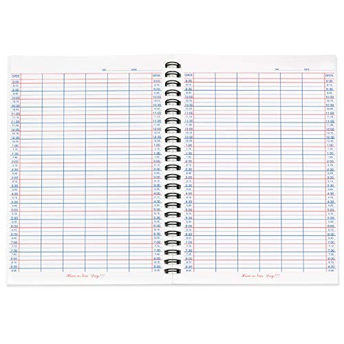 Karlash 6 Column 130 Pages Undated Appointment 1 Count (Pack of 1), white