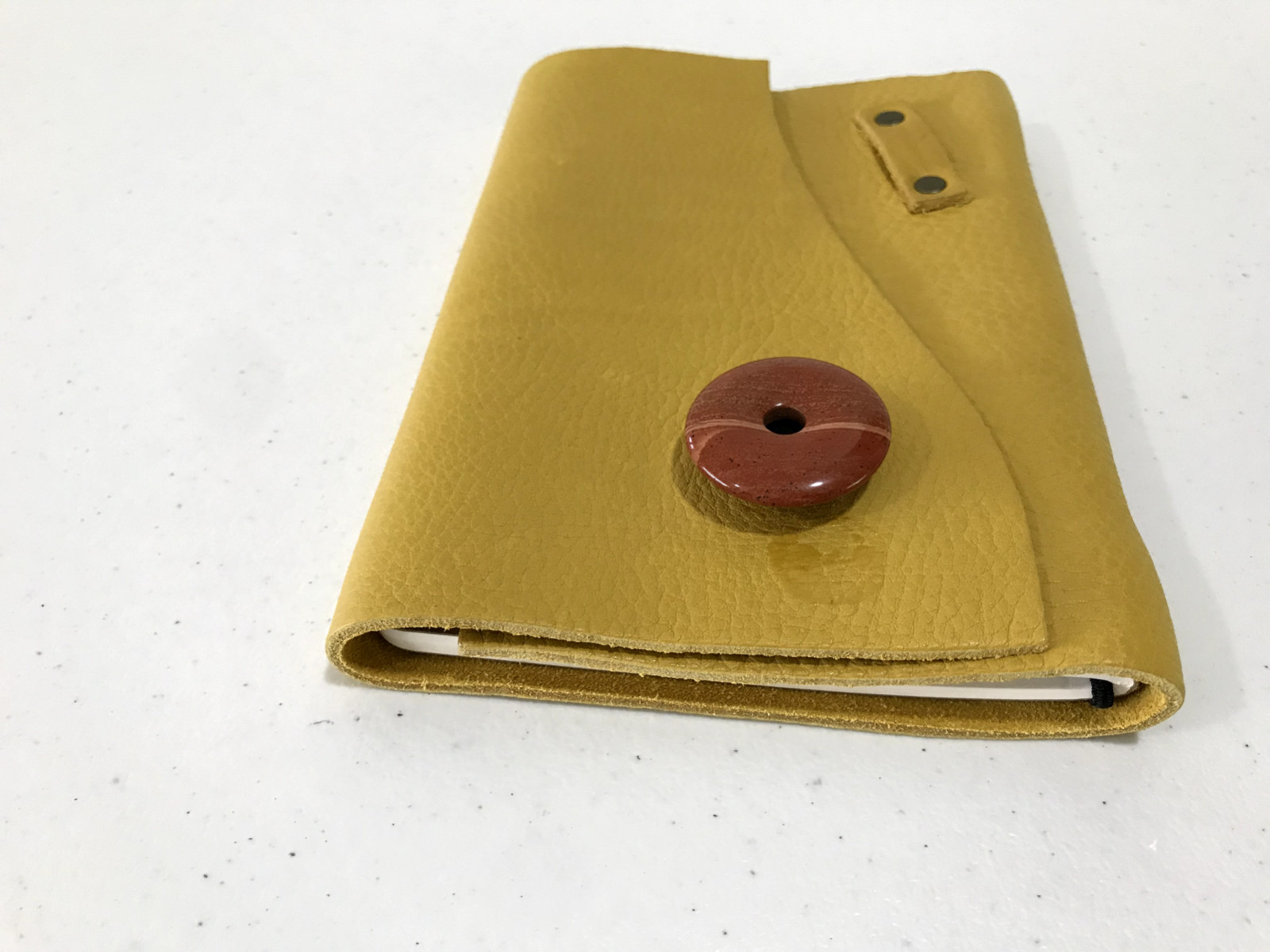 Portland Leather Goods Yellow Journal Notebook As Is READ