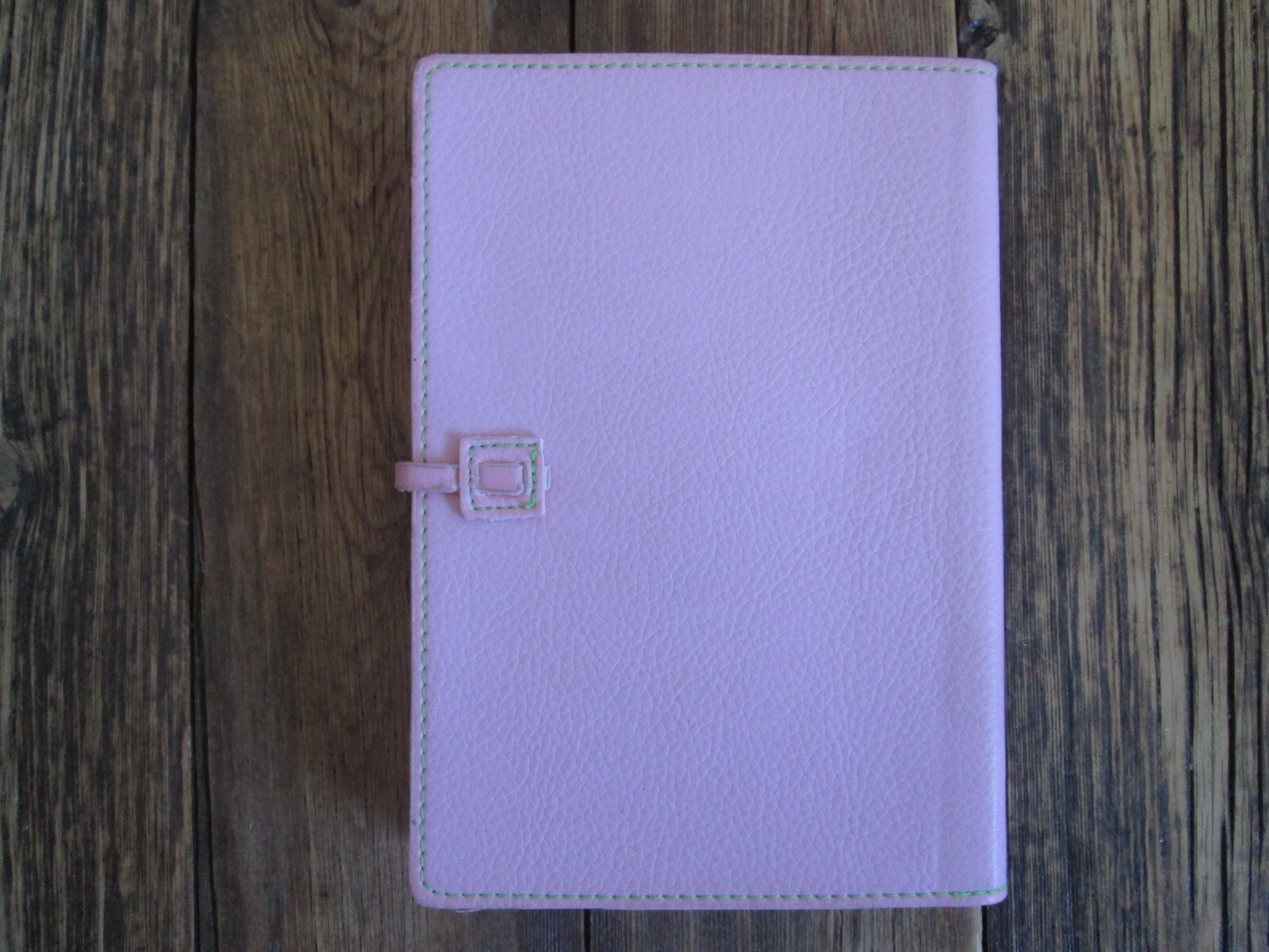 NEW Aria Pink Faux Leather Pocket Small Blank Journal MEAD 100 Sheets 200 Pages
