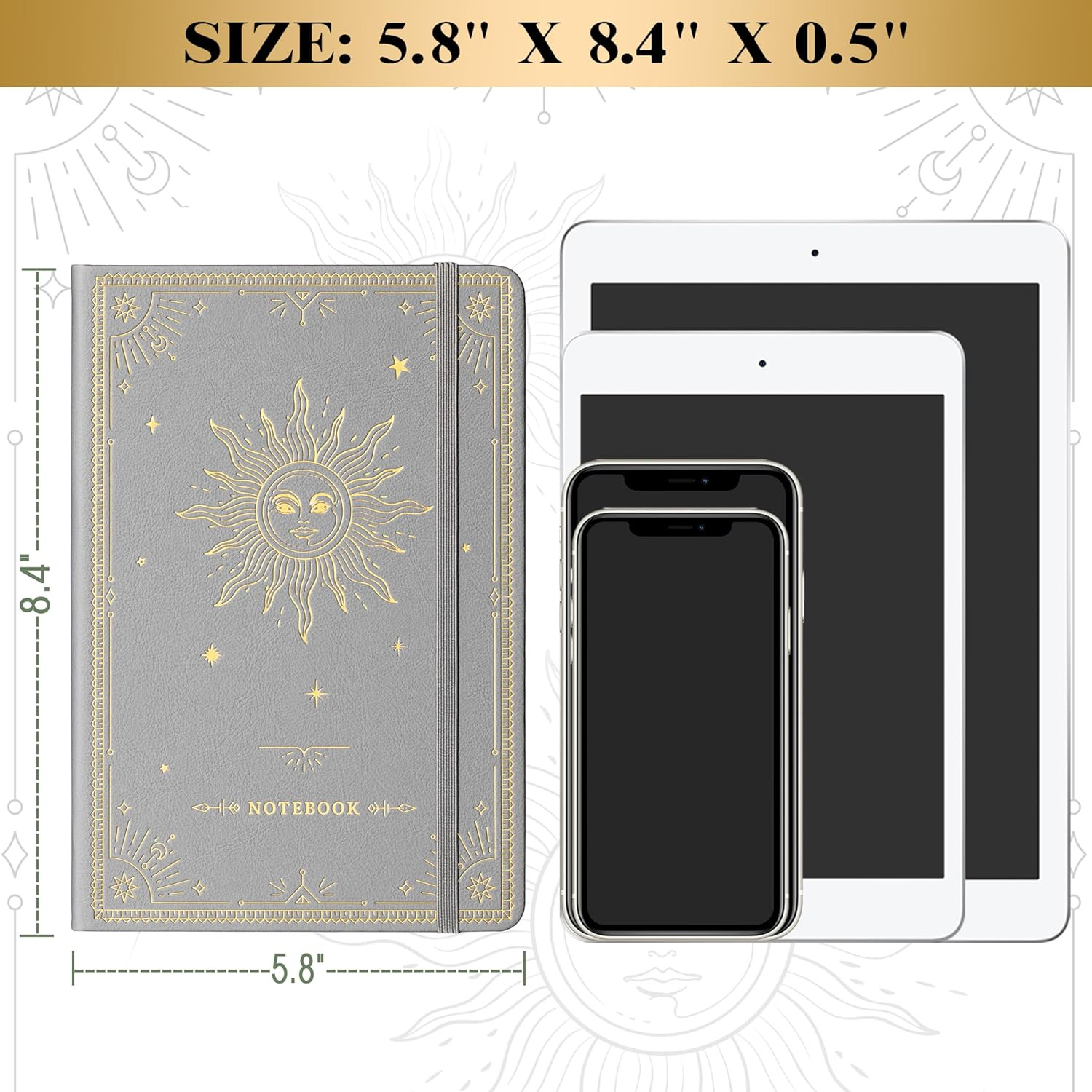 Artfan Ruled Notebook/Journal – Premium Thick Paper Faux Leather Classic Writing