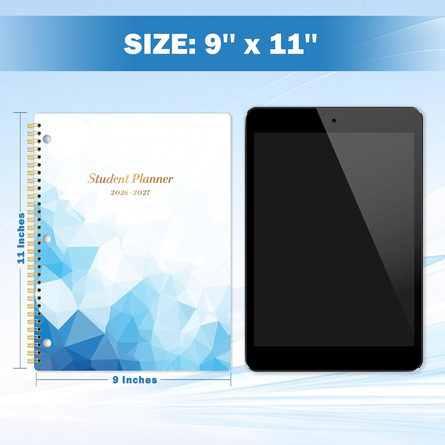 Student Planner 2026-2027 – Monthly and Weekly School Planner 2026-2027 with Col