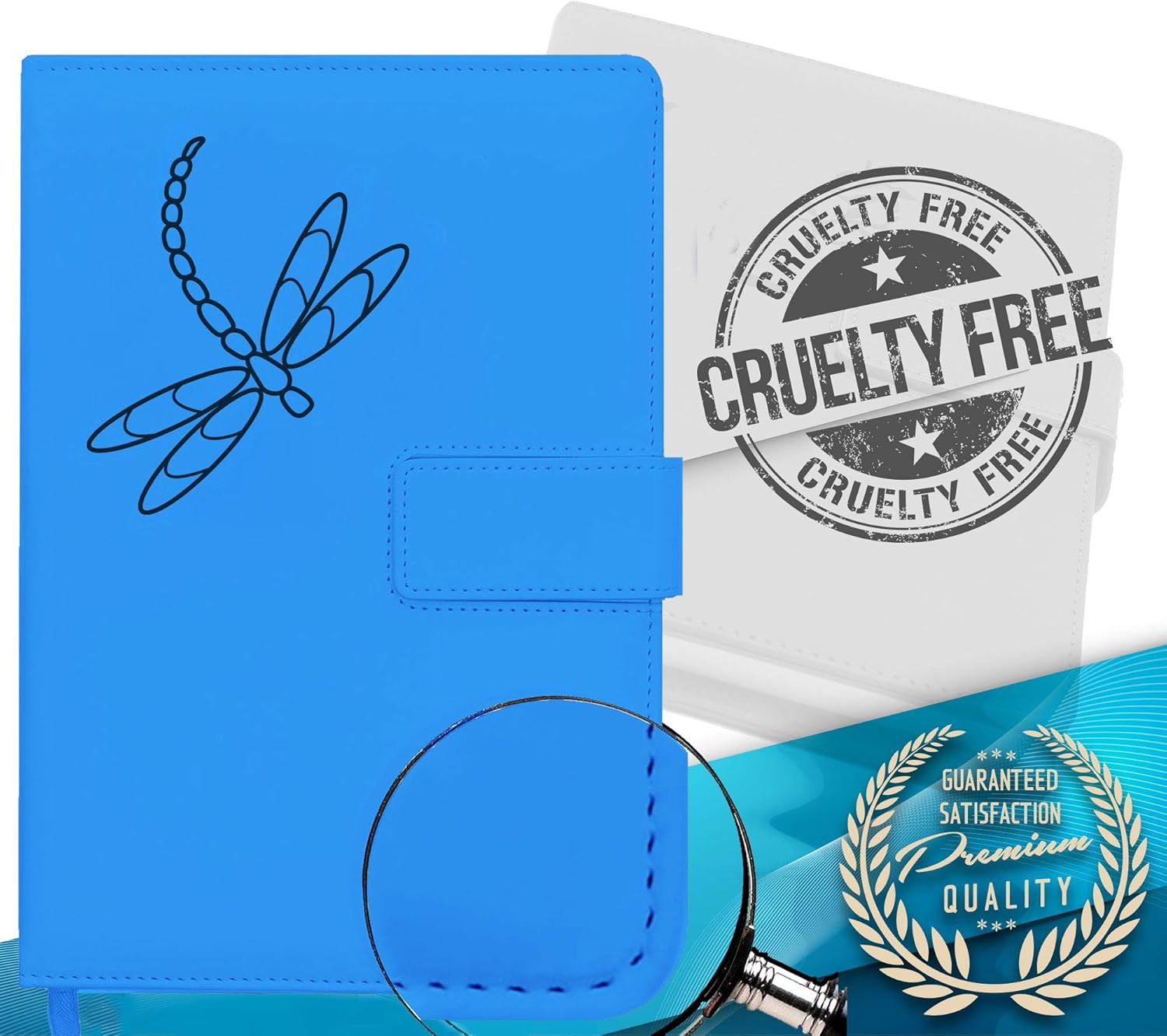 The Dragonfly Journal | 5×8 Inches, 200 Lined Pages, Magnetic Clasp, Refillable