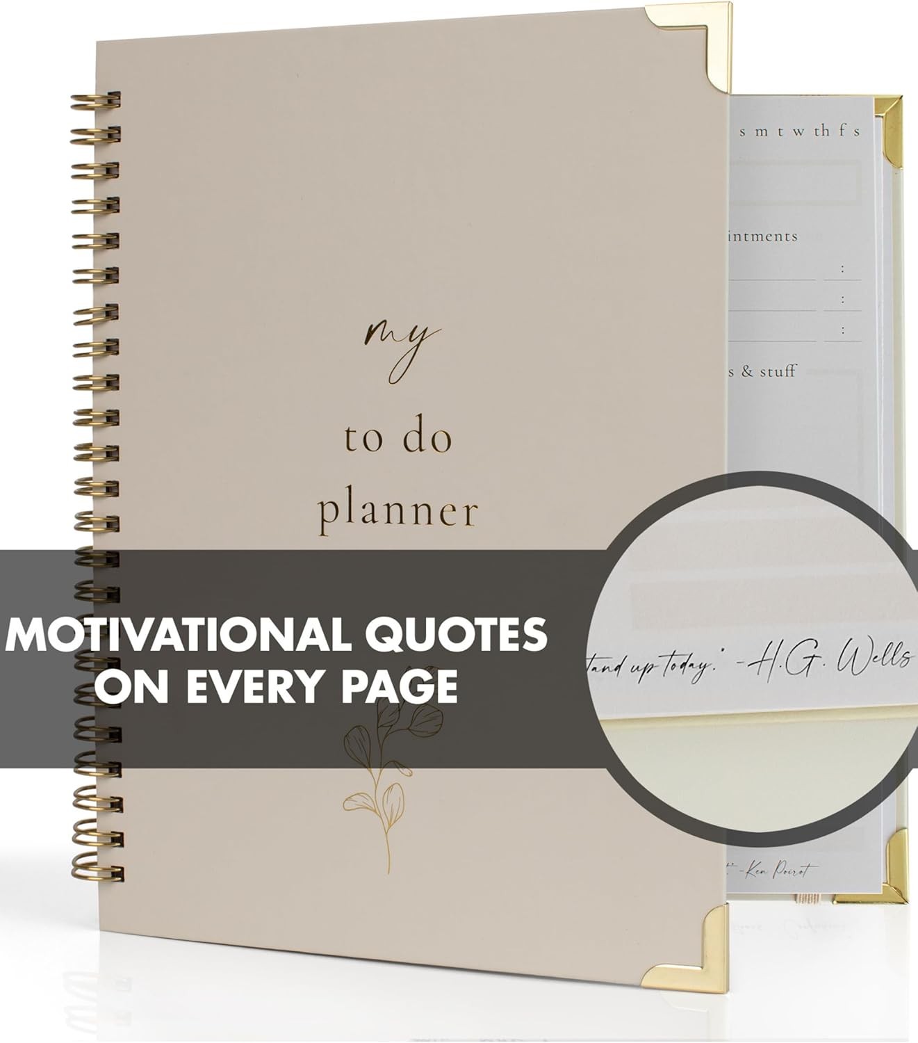 Beautiful to Do List Notebook – Aesthetic Daily Planner to Easily Organize Your