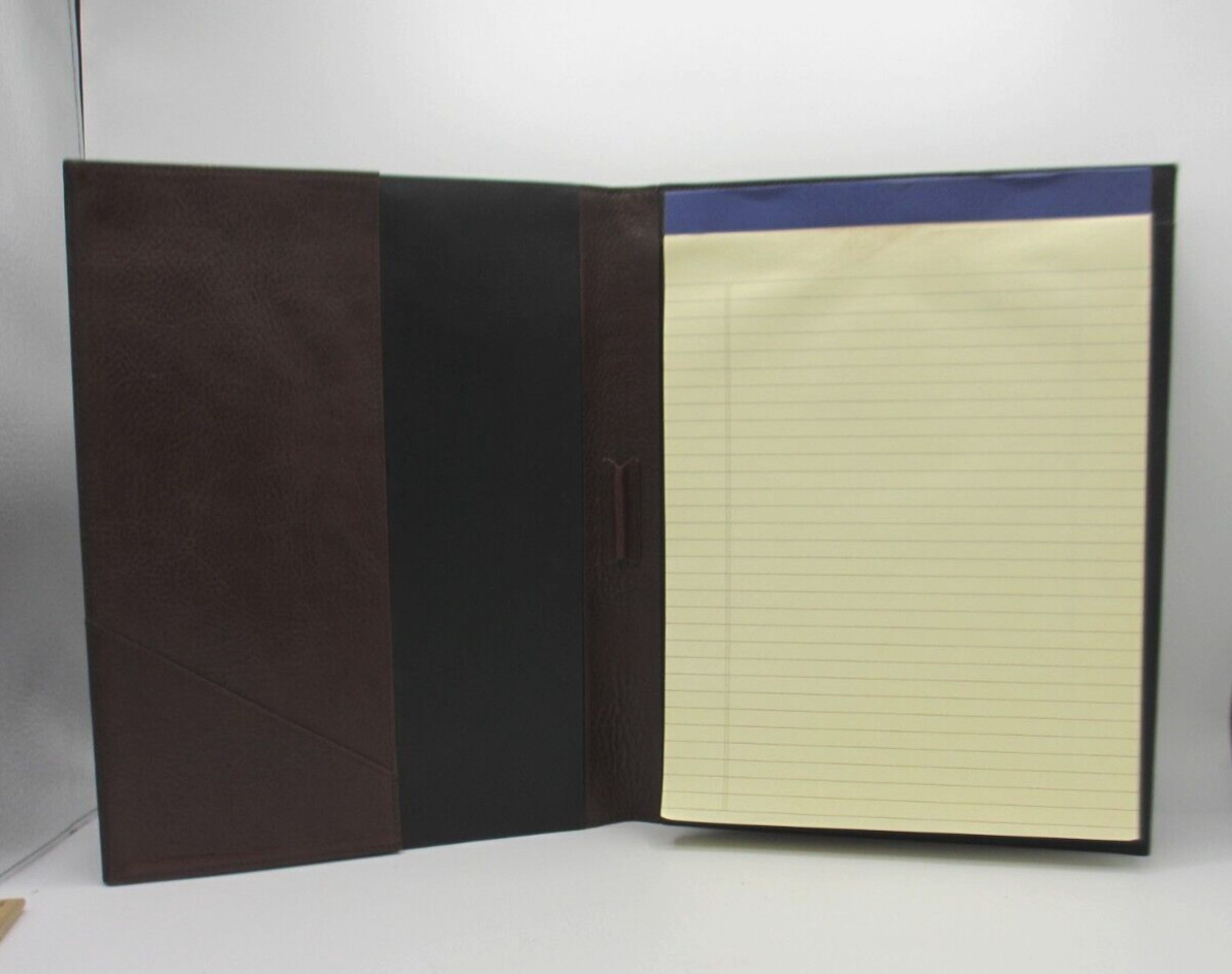 Portfolio Leather Holds 8×10 Pad NEW BROWN