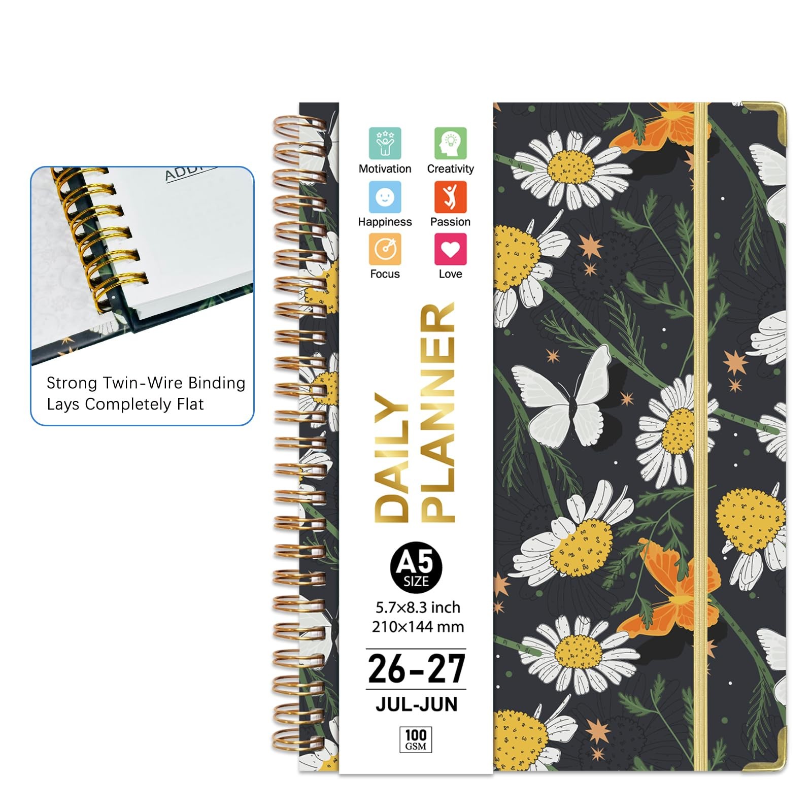 Planner 2026-2027, Monthly and Weekly Academic Planner July 2026 – June 2027,…