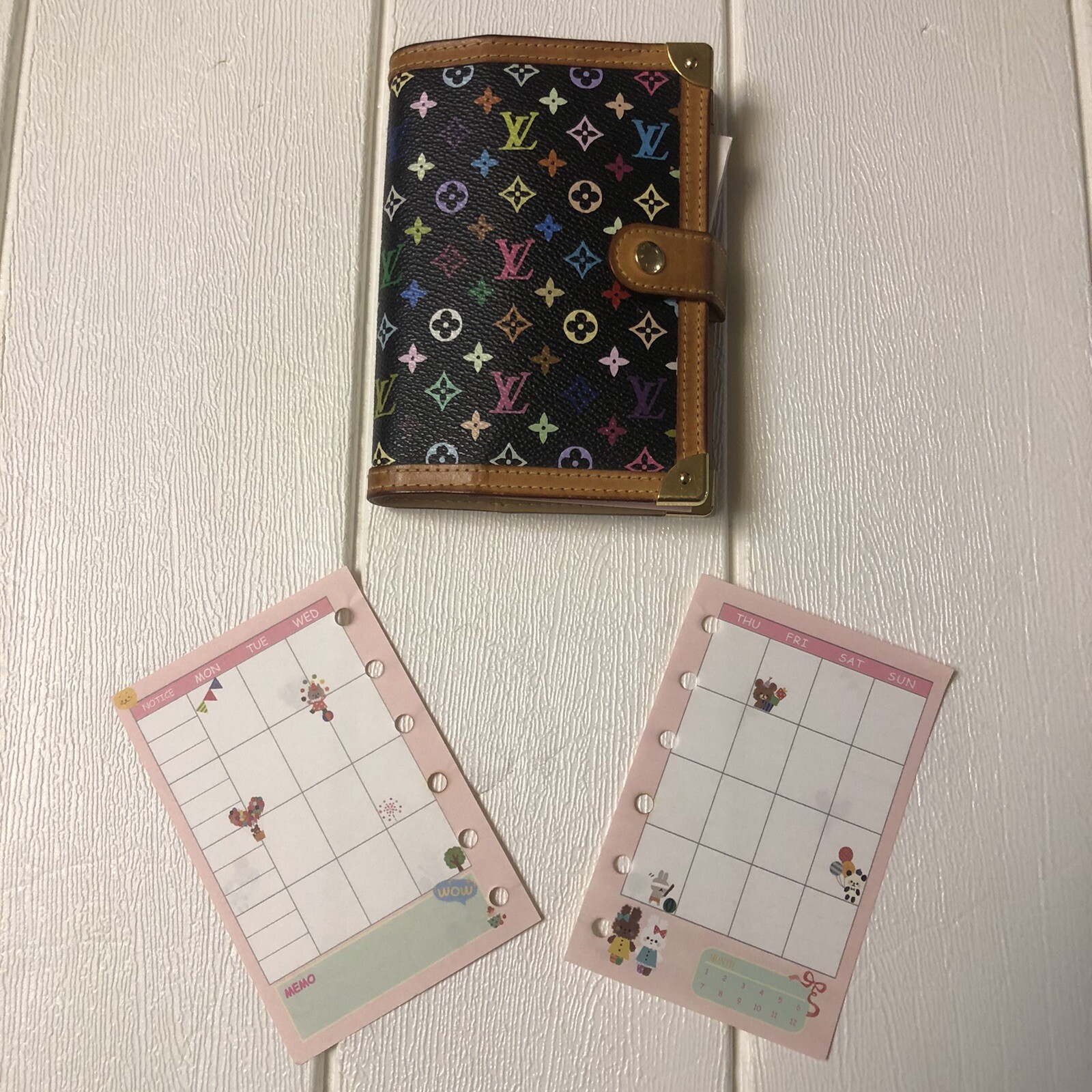 Agenda-PM-Mini-Inserts-Monthly-Weekly-Refills Fits For PM Size Agenda #006