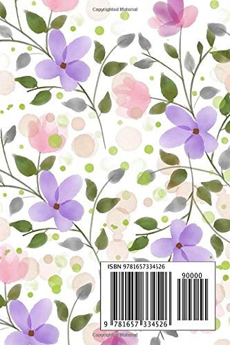 Address Book: Small Floral Address Book with Tabs for Women – Perfect Size for P
