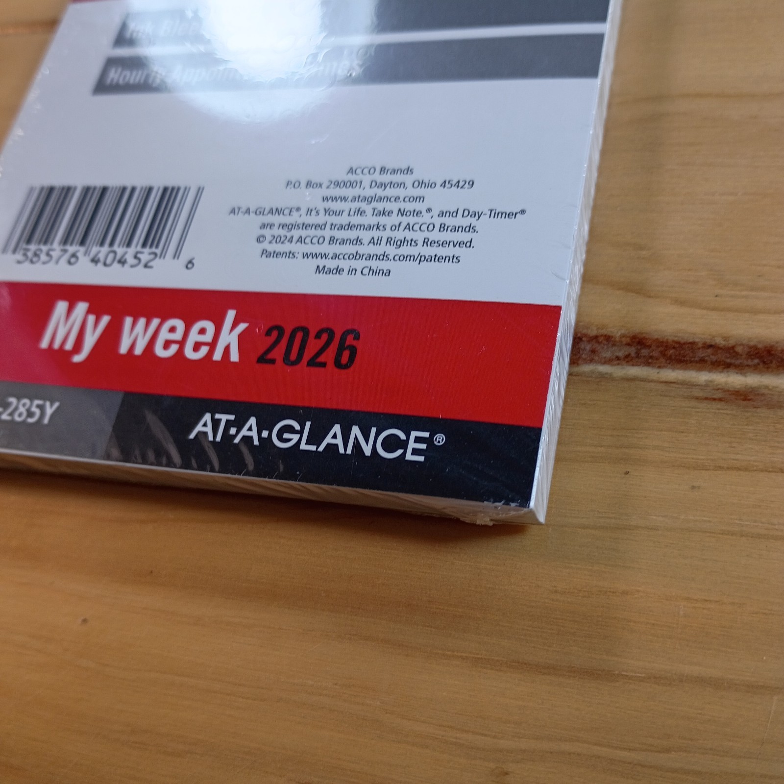 AT-A-GLANCE My Week 2026 Size 3 Item # 063-285Y New