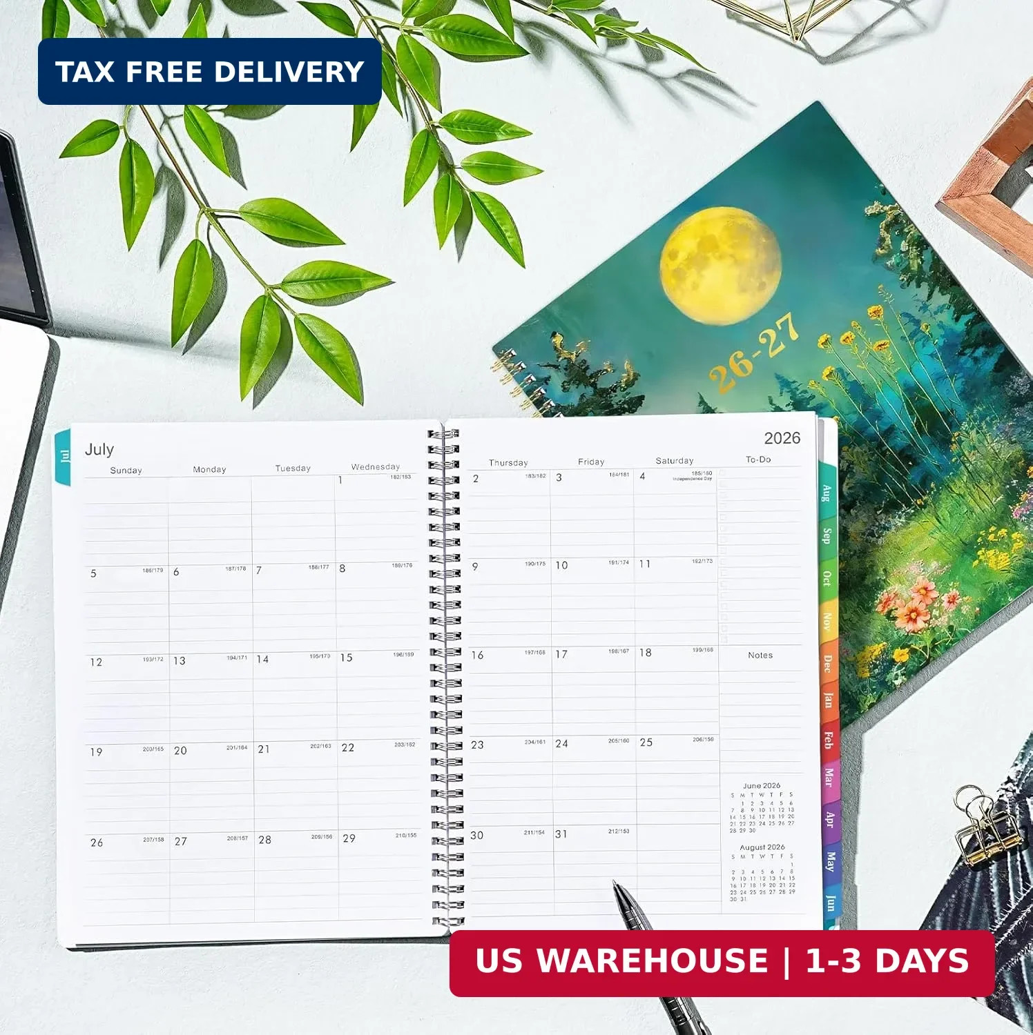 Planner 2026-2027 – 2026-2027 Planner Weekly and Monthly from Jul. 2026 – Jun. 2