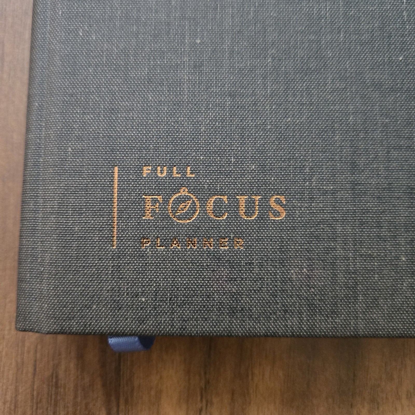 Full Focus Planner Hardcover Planner Organizer Notebook, Black Keepsake Pocket