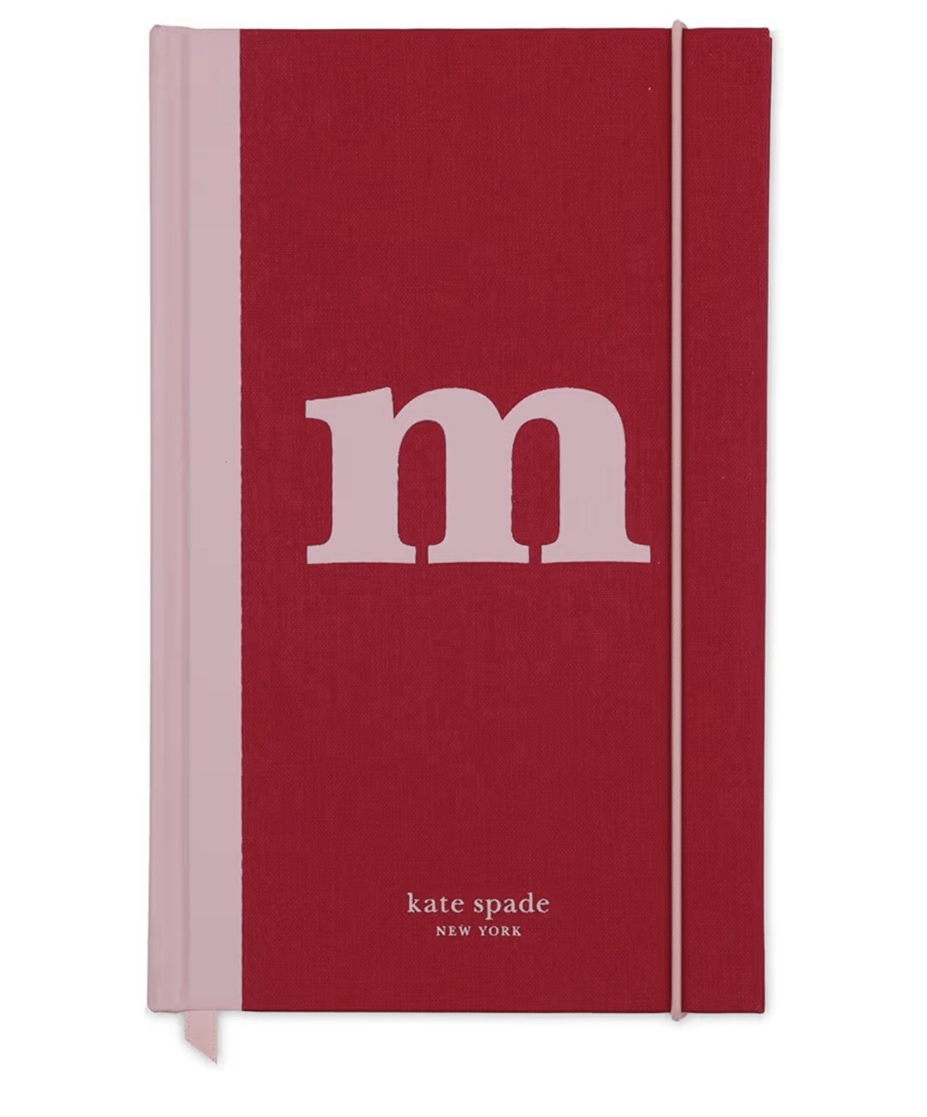 Kate Spade Just Mine Monogram “M” Cloth Hardcover Notebook Journal