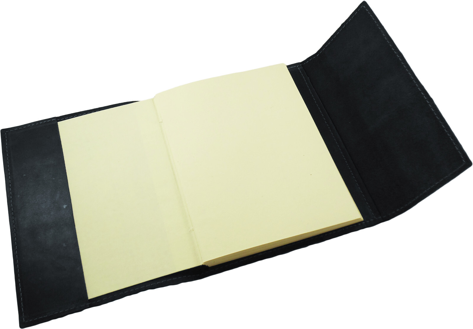 Blue Leather Journal Refillable Notebook Sketchbook Diary Men Women Kids Gift
