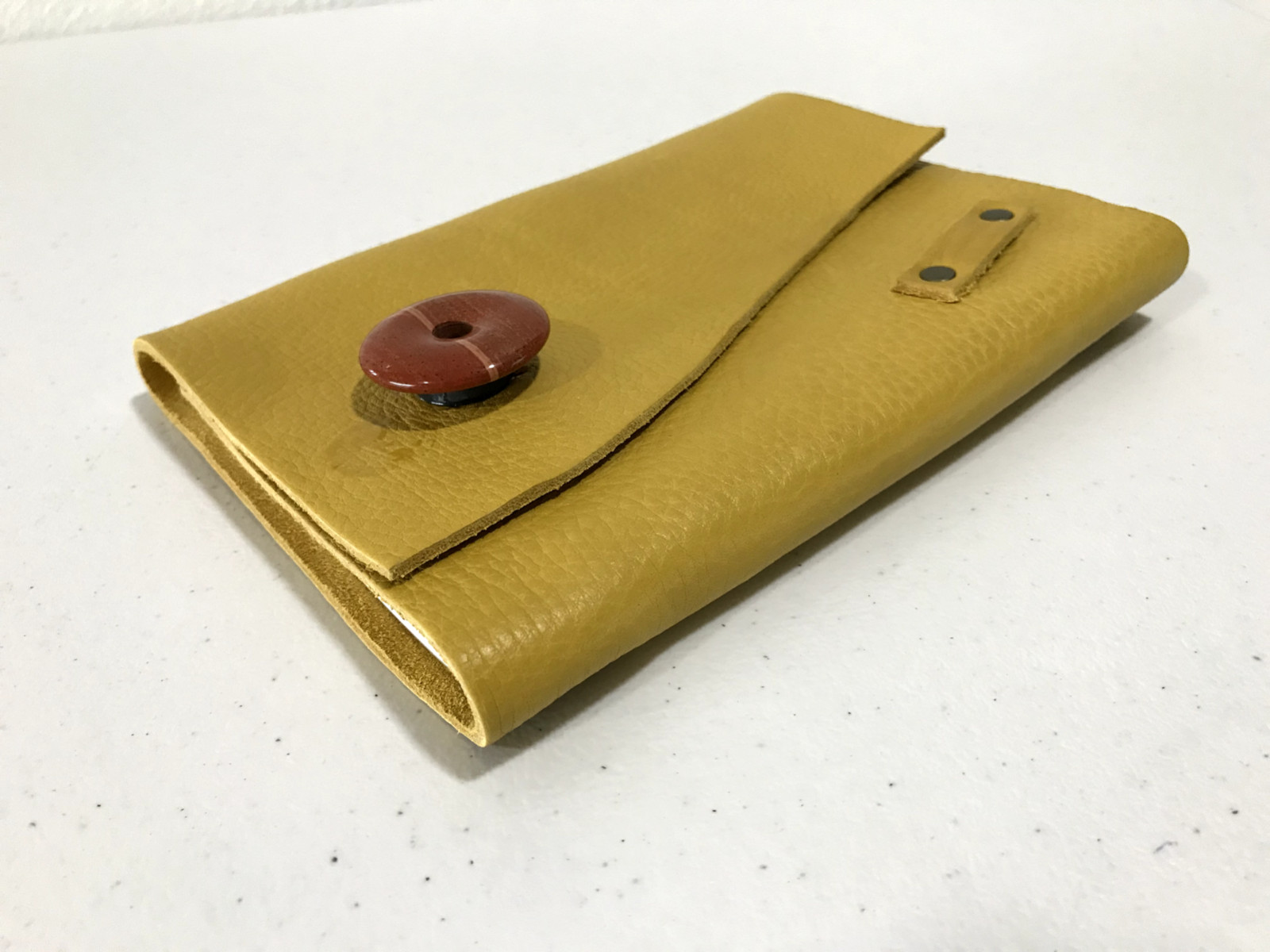 Portland Leather Goods Yellow Journal Notebook As Is READ