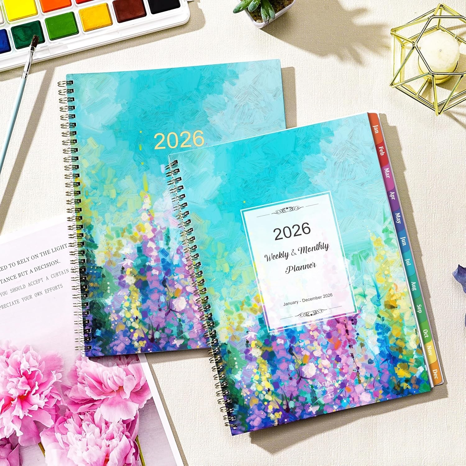 Stylish 2026 Planner with Inner Pocket & Holiday Reminders – Ultimate Organizer