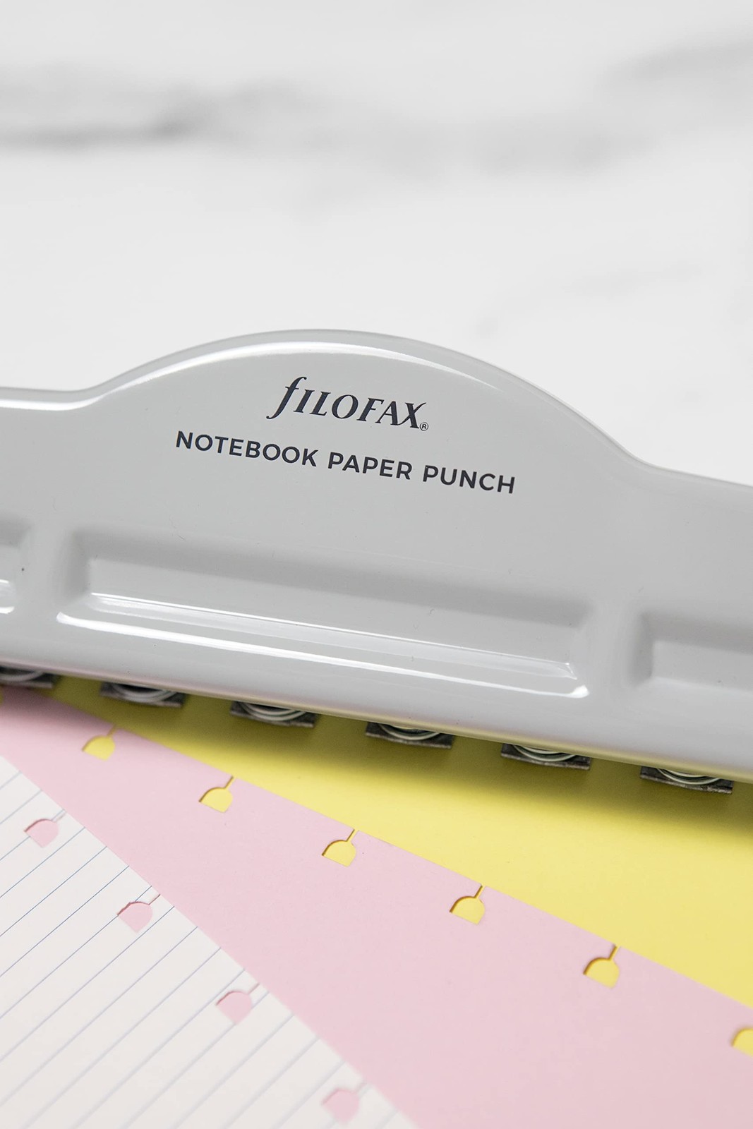 Filofax Notebook Holepunch Grey