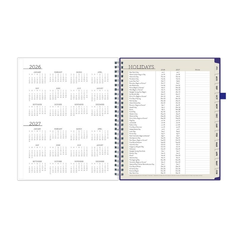 Blue Sky Your Year College Weekly/Monthly Planner Wirebound 7″x9″ Blue Plans