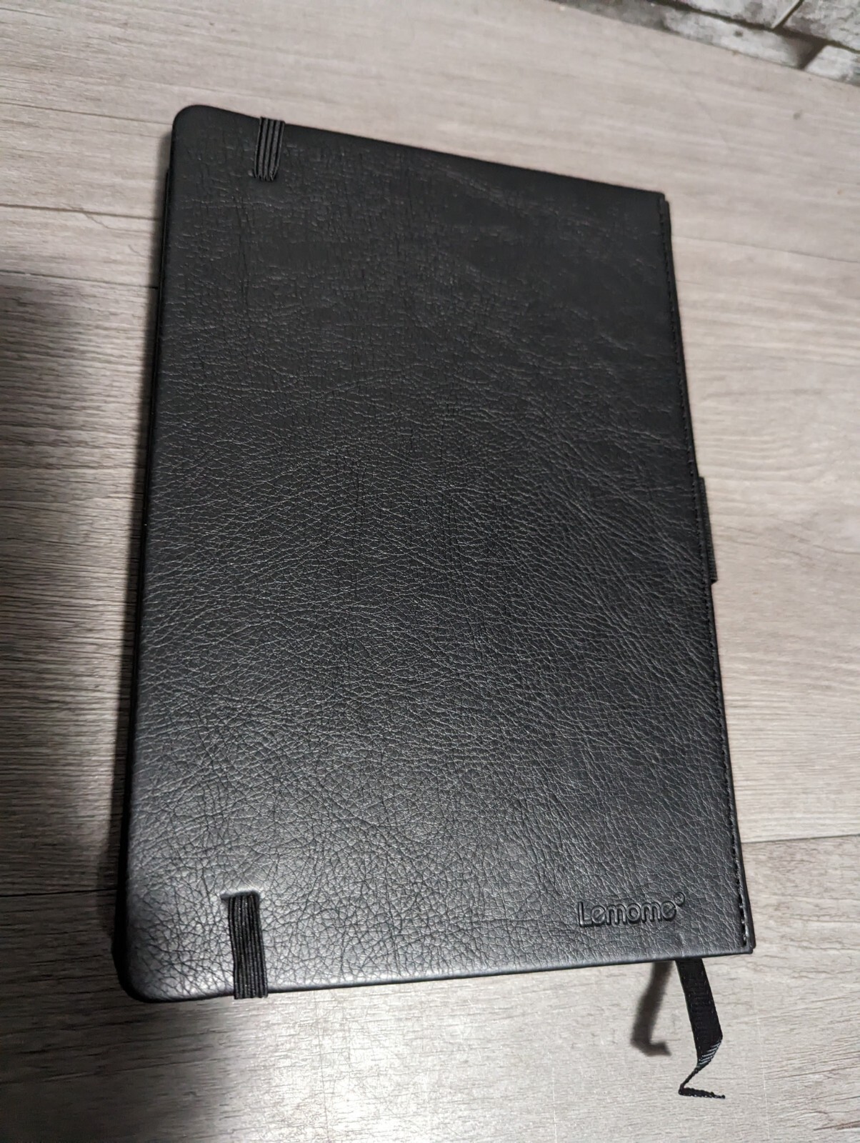 Ruled Notebook/Journal Lined Journal For Writing 5.75”X8.4” Lemome Black Book