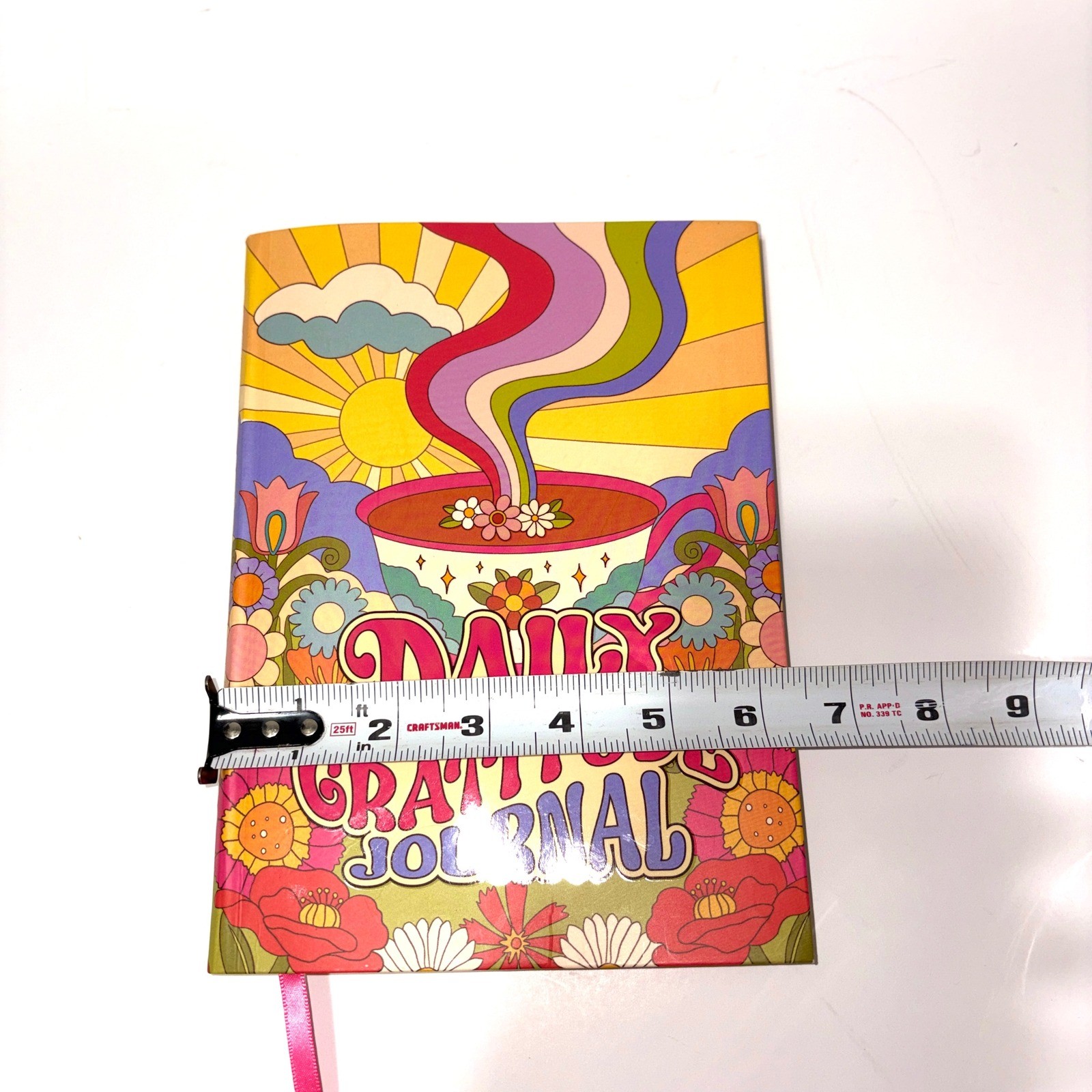 Rockpool Gift Daily Gratitude Journal 52 Week Undated Retro 70s Floral Softcover
