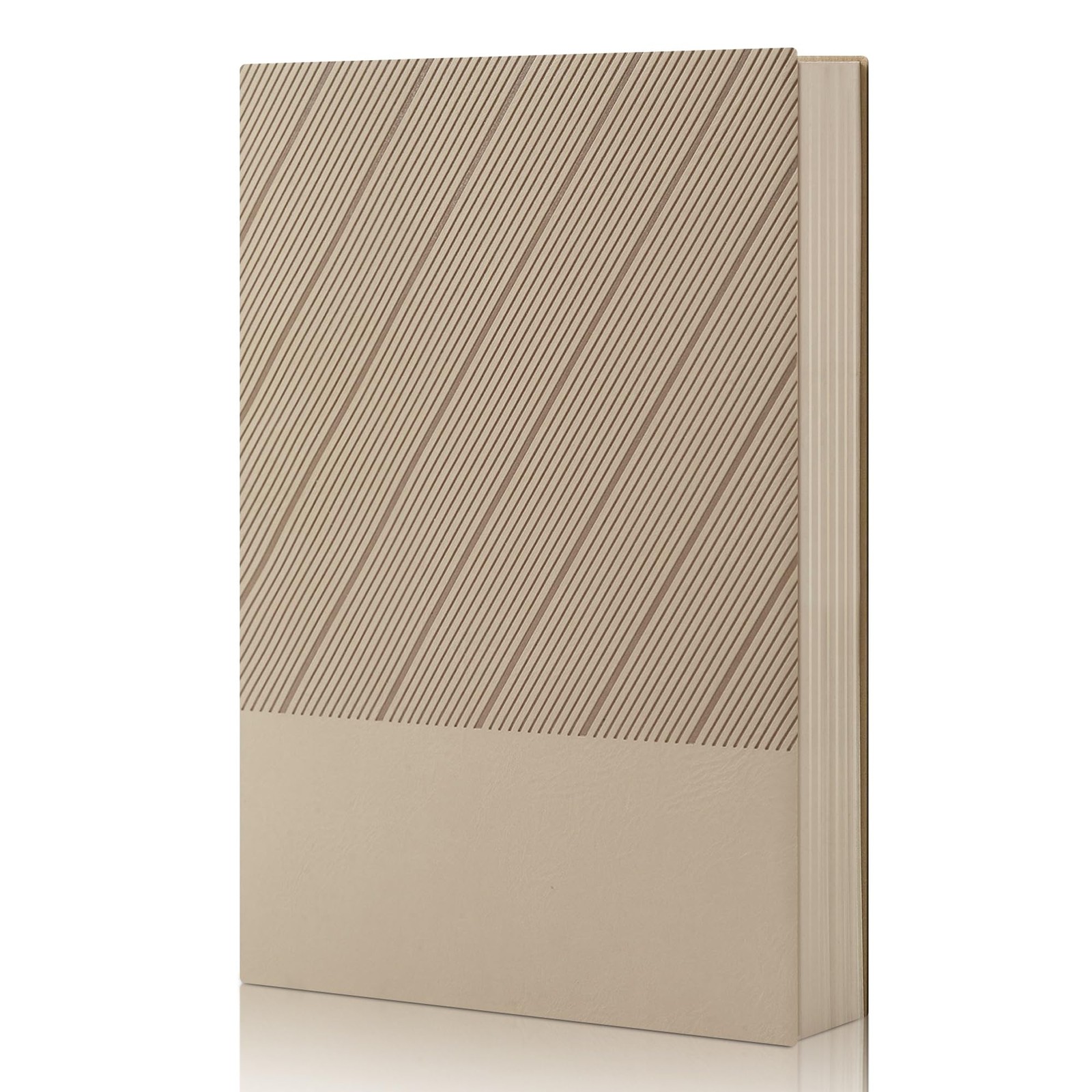 BOBO RABBIT Softcover Lined Journal Notebook 348 Pages Lay-Flat A5, Khaki