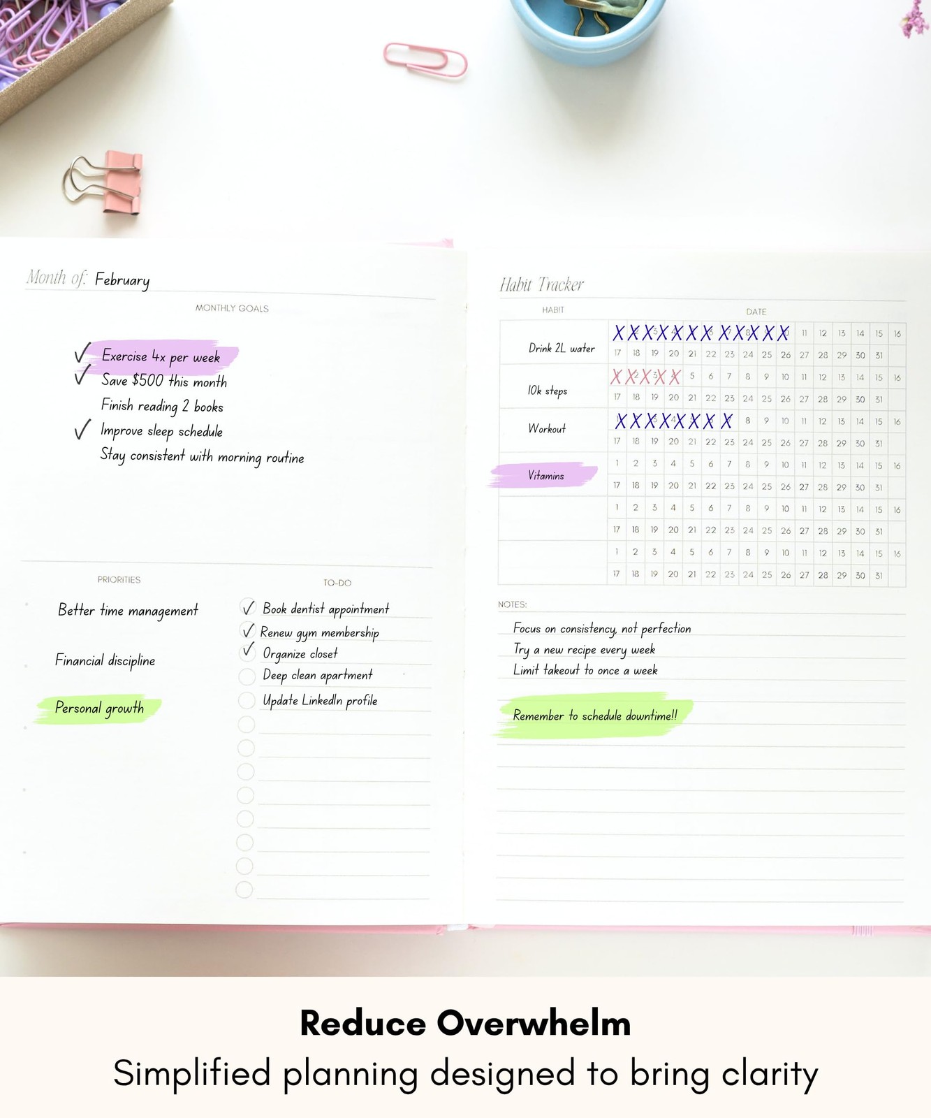 Adhd Planner For Adults Women – The Ultimate Daily Productivity Planner