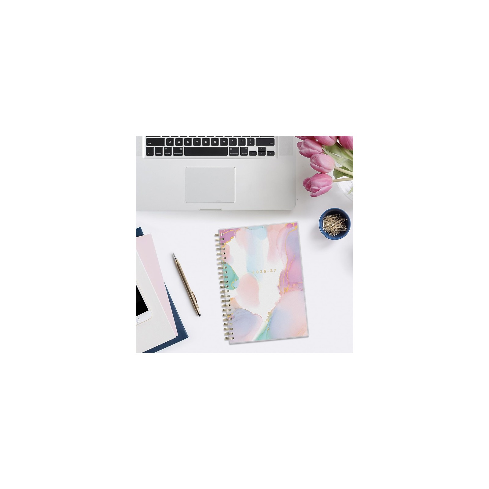 2026-2027 Blue Sky Smoke Frosted 5″ x 8″ 8 inches x 5 inches, Multicolor