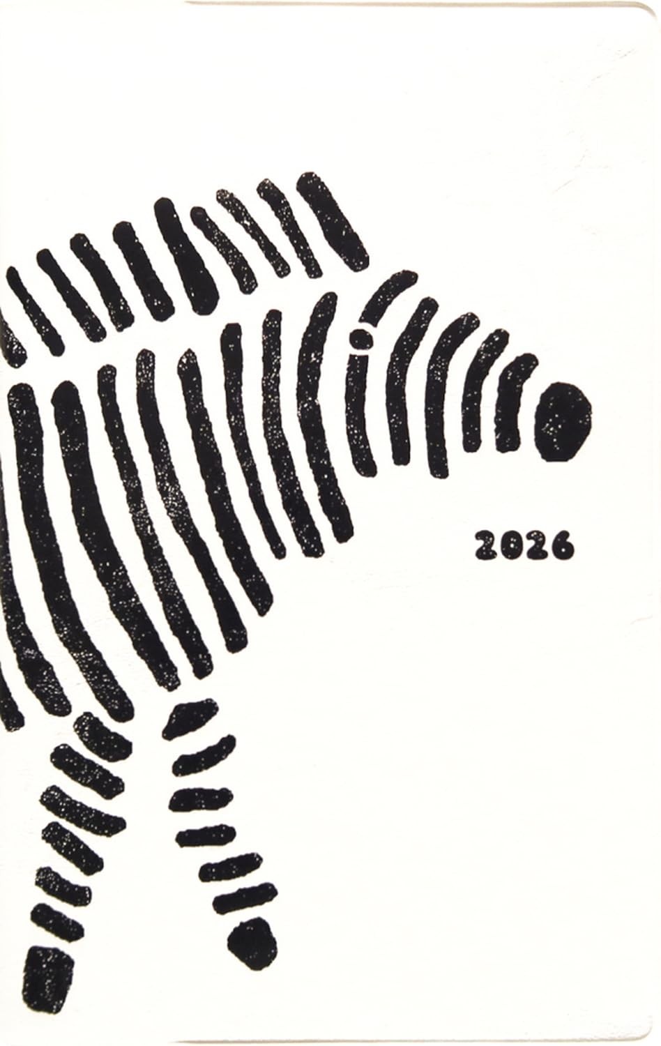 Matoka Planner 2026 January Start Compact Monthly Zebra White DR-MC-399