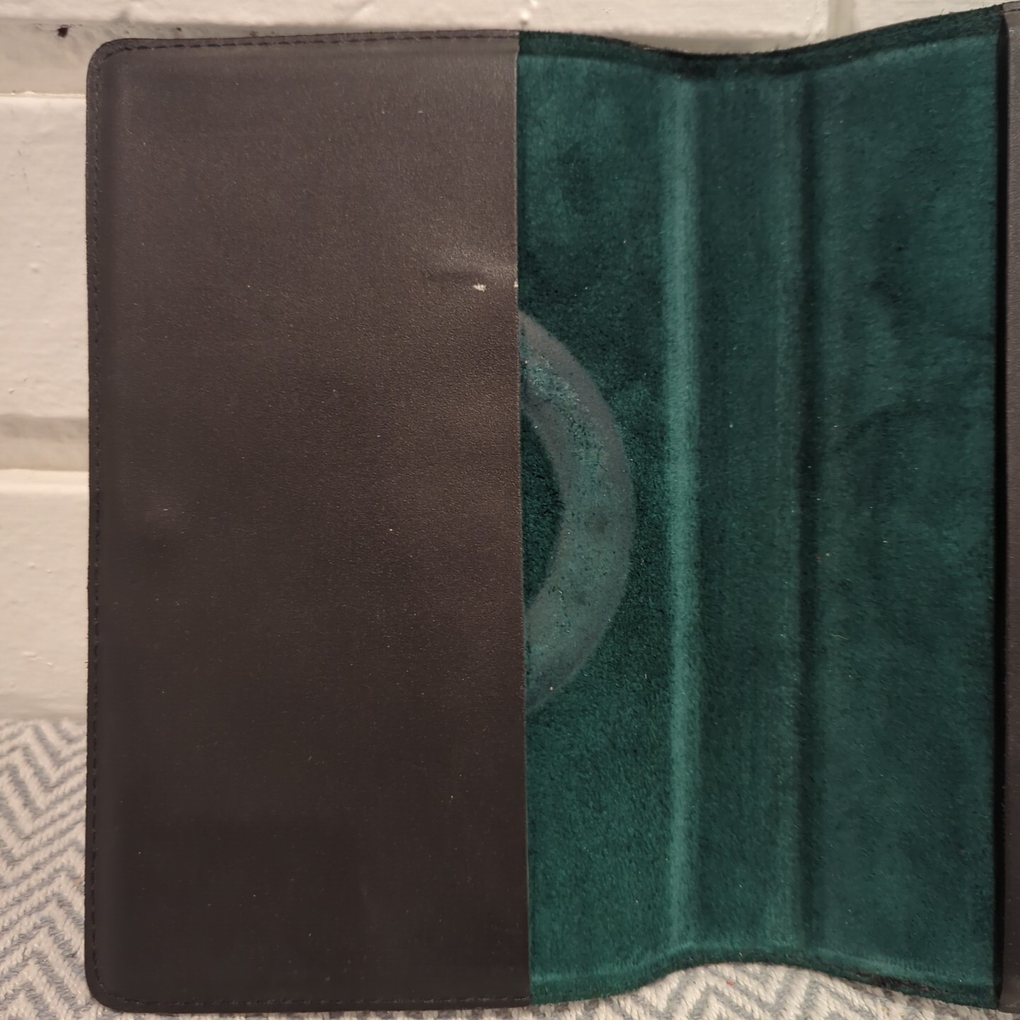 Vintage Retired Oberon Southwestern Design Leather Planner Organizer Cover