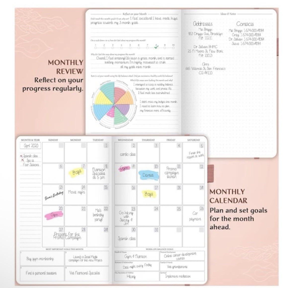Legend Planner | Hourly Planner 2026 | A5 5.5×8.3 | Rose Gold | SEALED