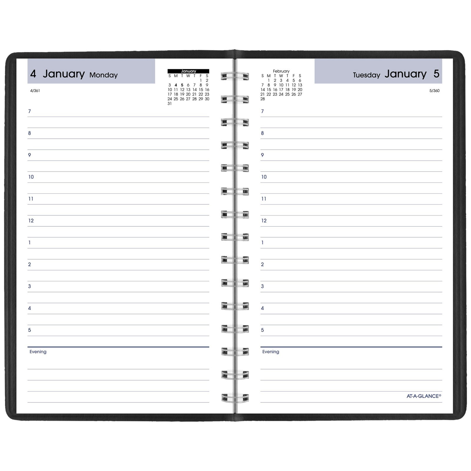 2026 At-A-Glance DayMinder SK44-00 Daily Appointment Book, 5 x 8″