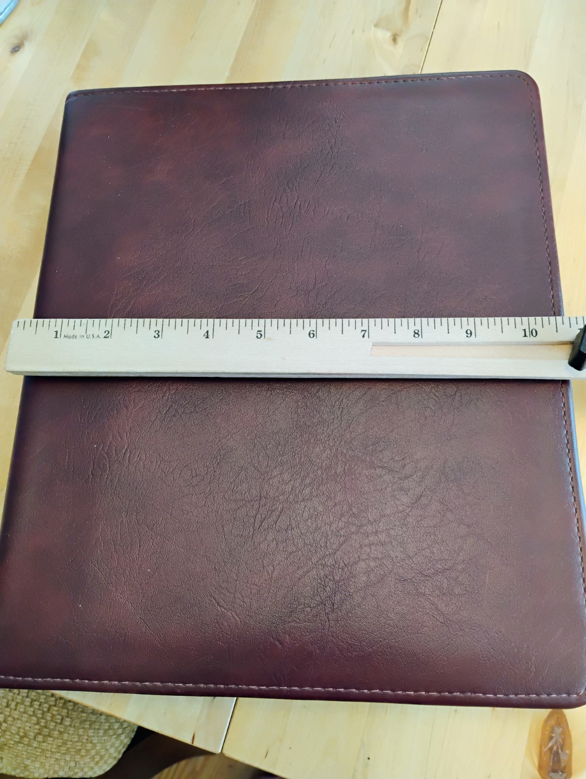 Time System A5 Leather Binder zip closure Pentel P225 Pencil CLEAN 1994 Planner