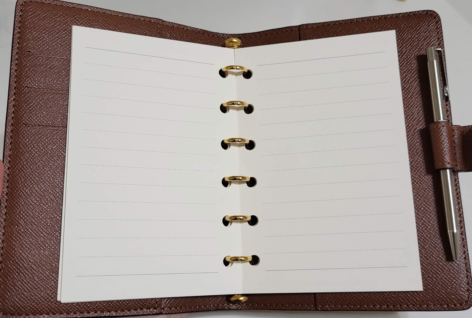 fits Louis Vuitton PM Small LV Agenda: 200 Page Refill Paper +Pouch + Insert Pen
