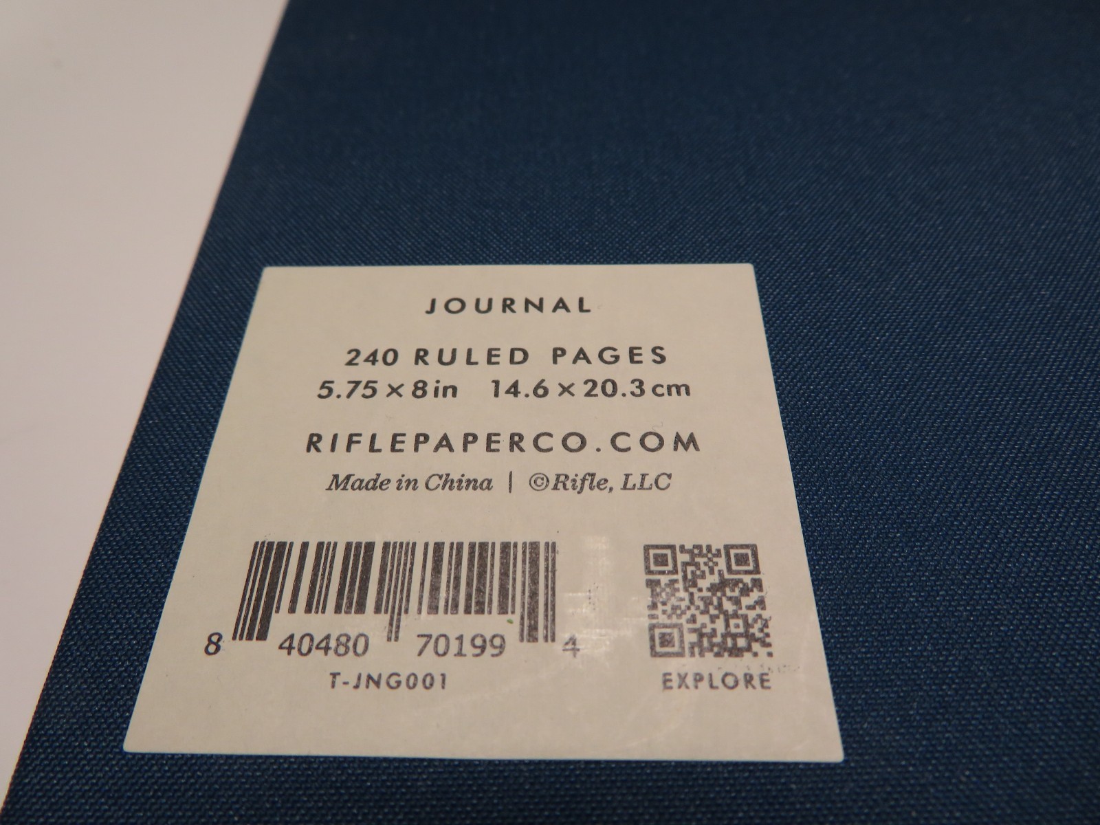 Rifle Paper Co Dark Blue Journal Ladies Night Book Club Target – 240 Ruled Pages