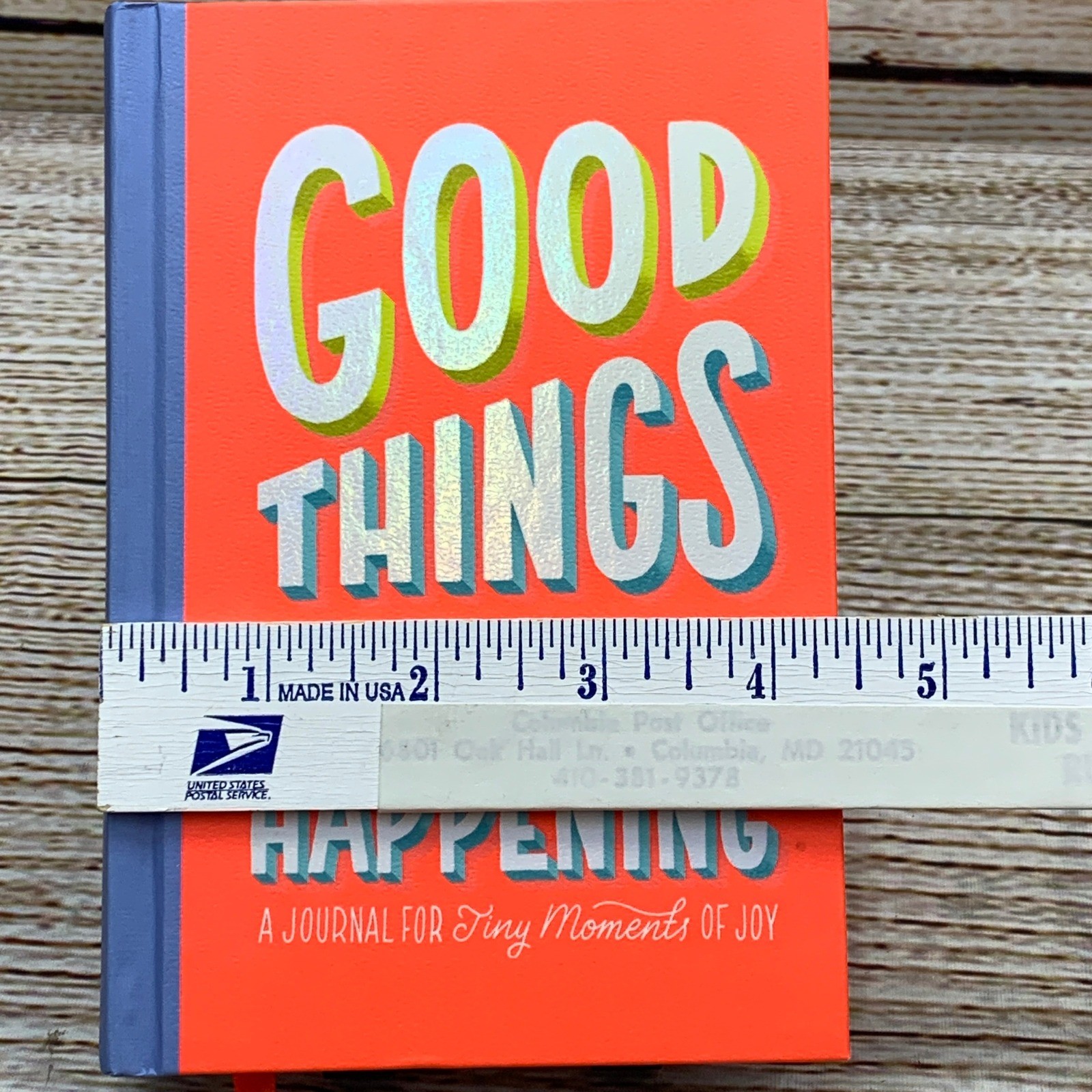 Good Things Are Happening Journal A Journal for Tiny Moments of Joy Orange Blue
