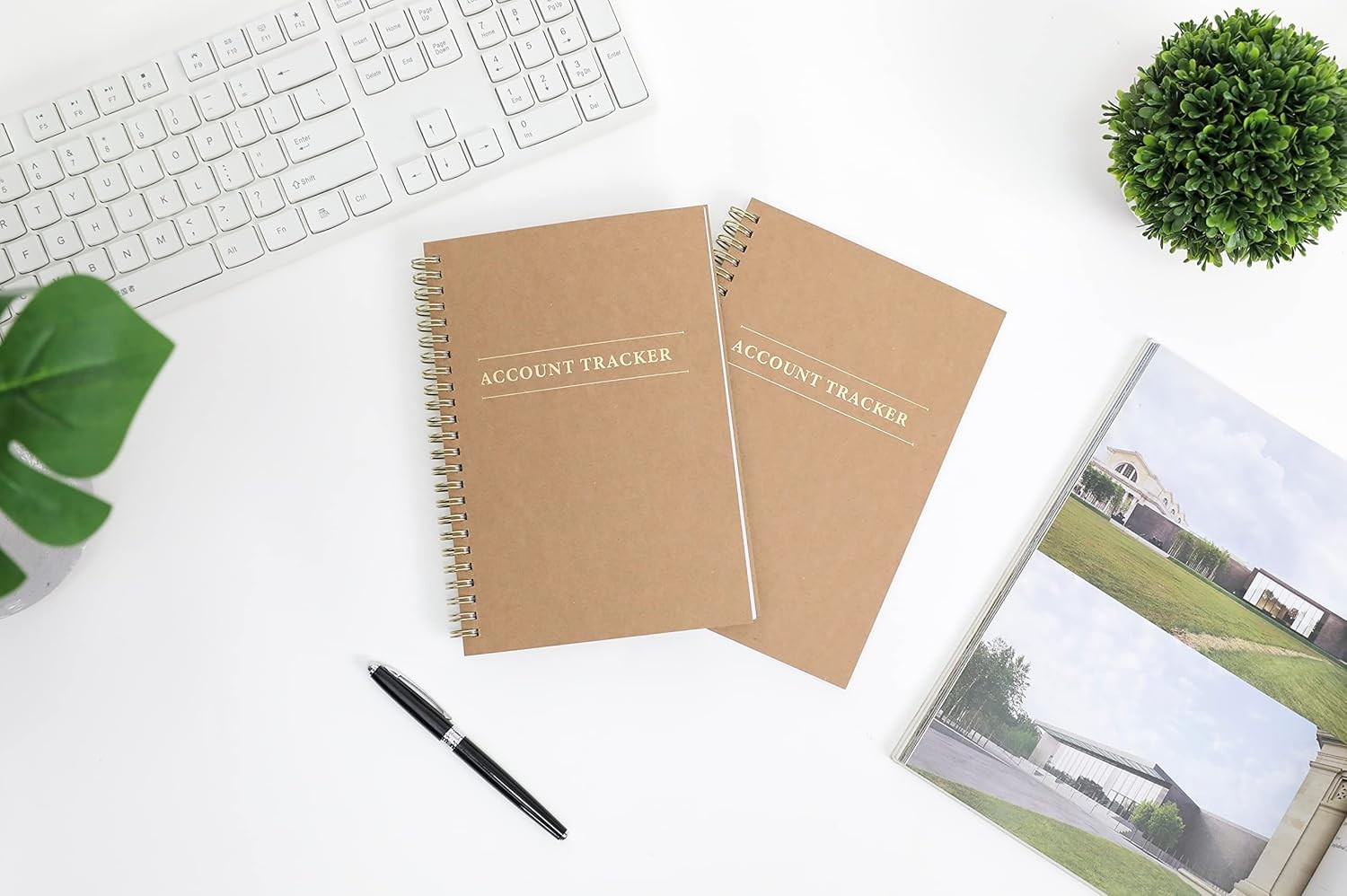 2 Pack Accounting Ledger Books for Home Budget Tracking, Business 2-PACK