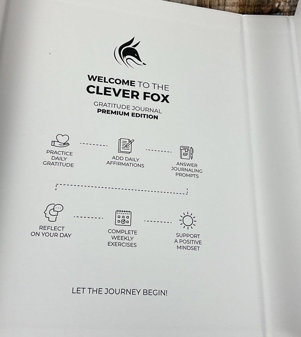 Clever Fox Planner Premium Edition – Weekly Planner Undated Light Blue NEW