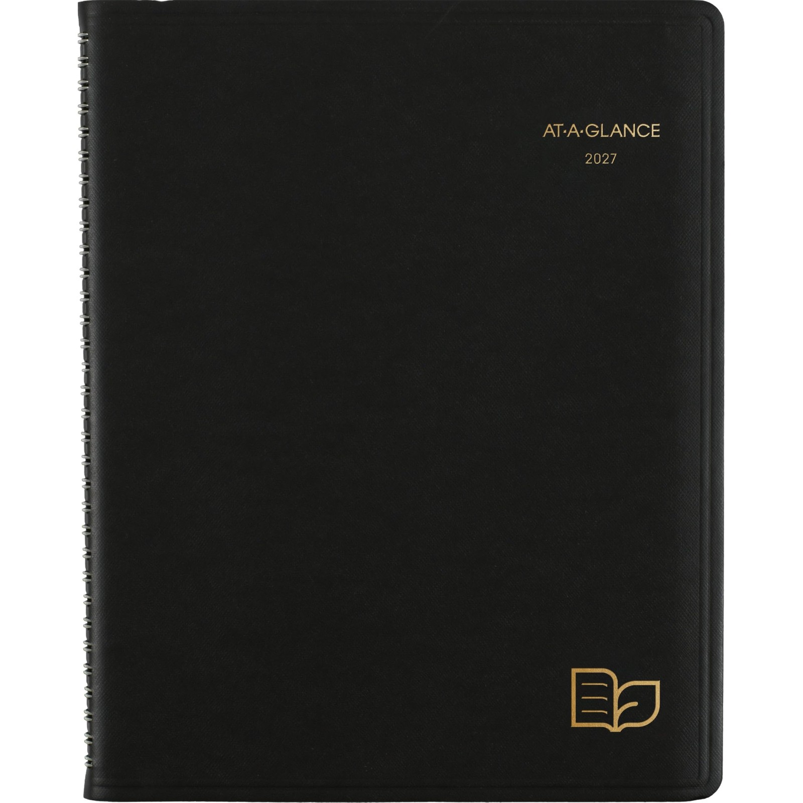 AT-A-GLANCE 2027 Appointment Book Planner, Weekly 8.25″ x 11″, Recycled Black