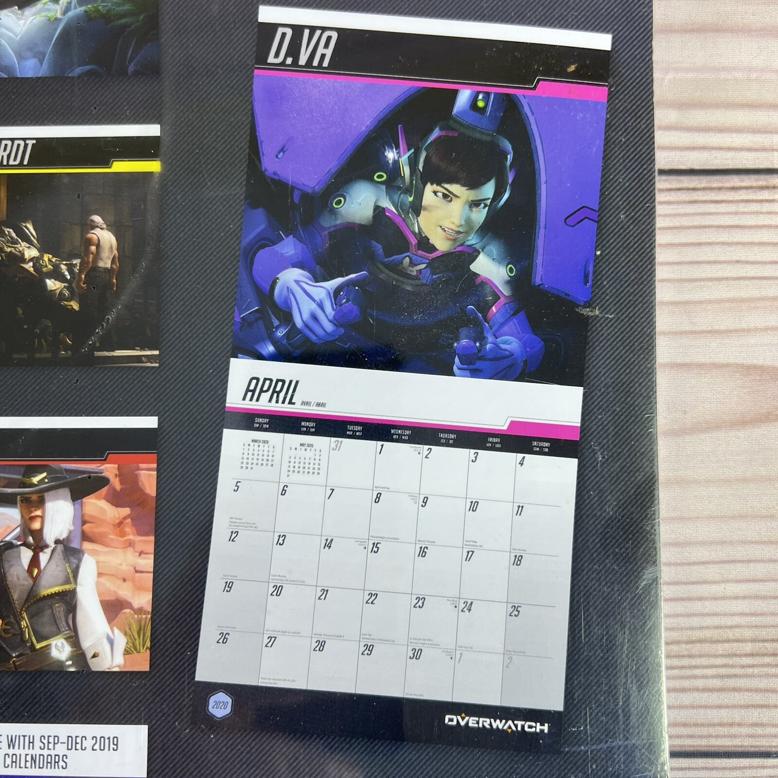 Overwatch Game 2020 Wall Calendar 16 Month Video Game 12×12” Posters -NEW/SEALED