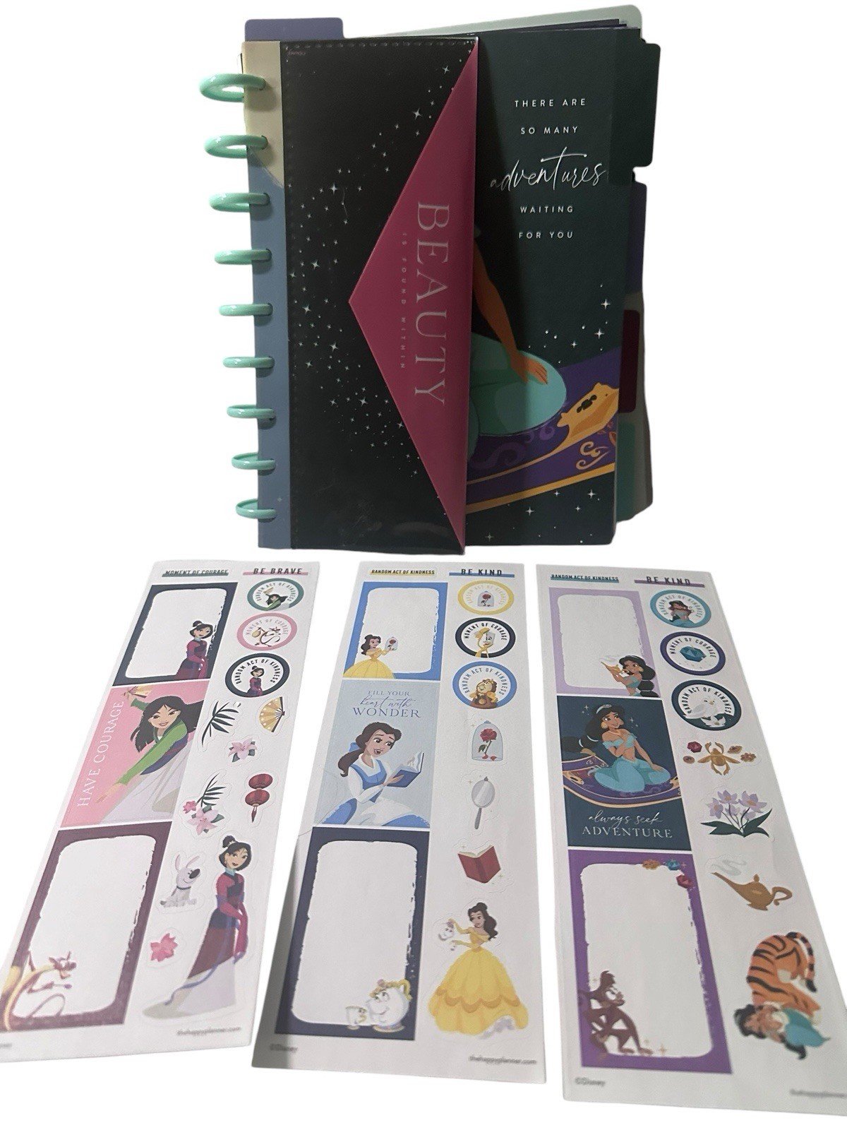 The Happy Planner Disney Princess Guided Journal So Many Adventures Waiting