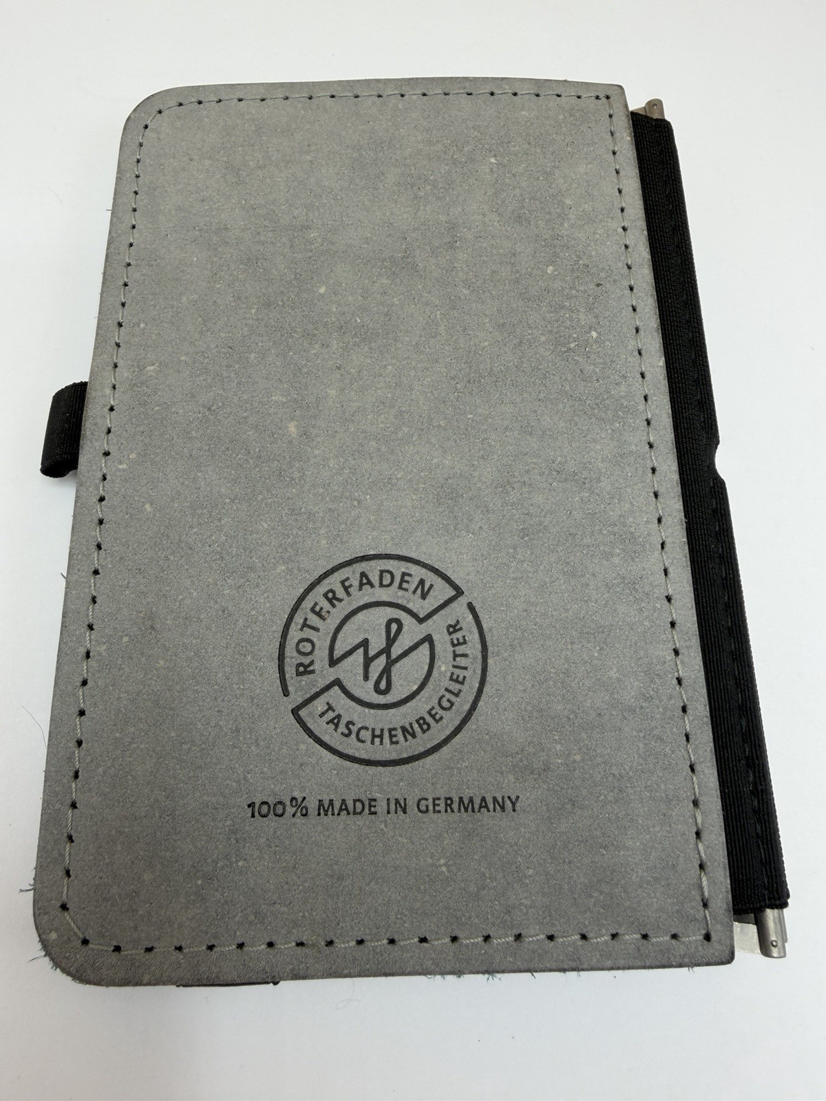 Roterfaden Taschenbegleiter WK_12 A6 Gray Teal Leather Notebook Cover Germany