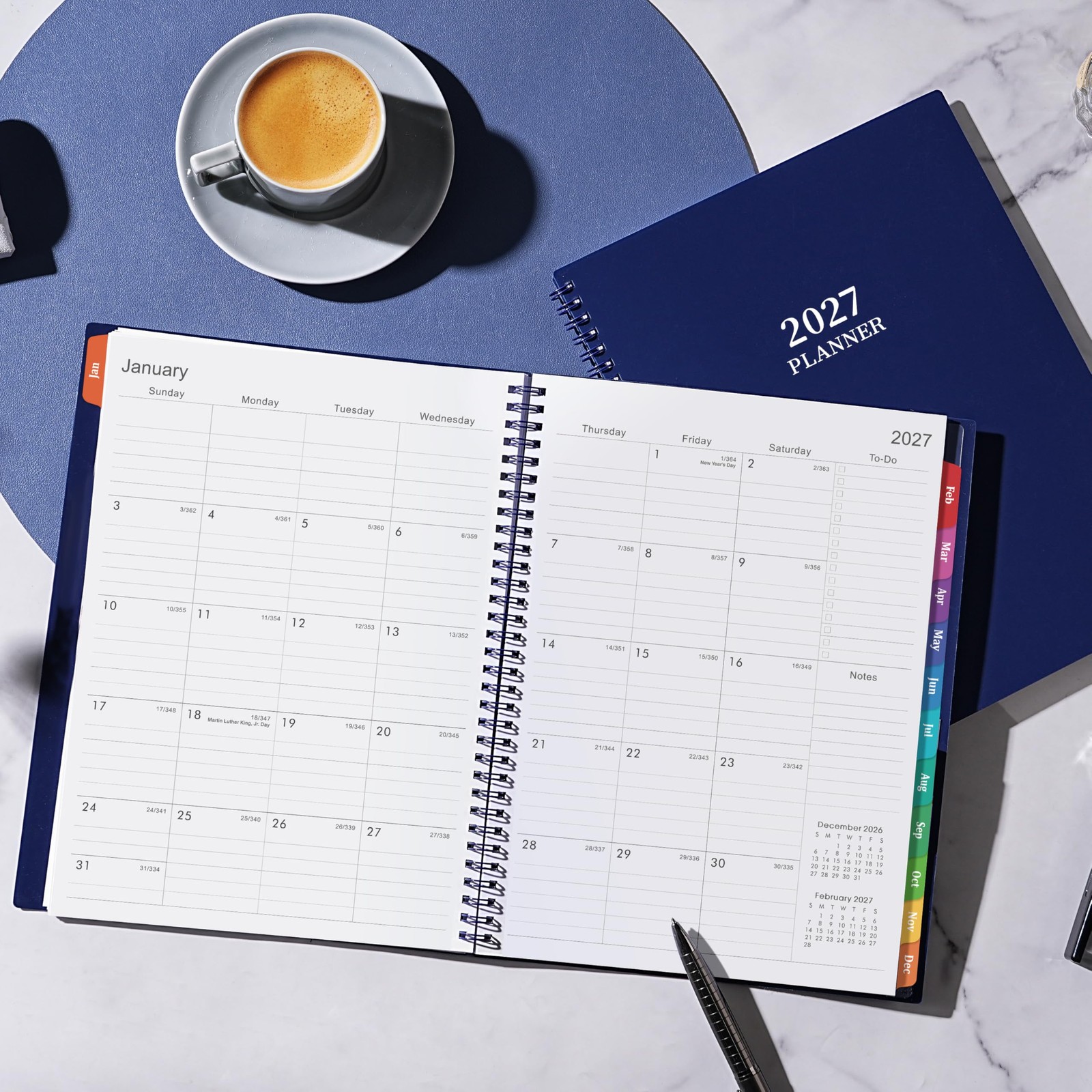 2027 Planner Weekly and Monthly – JAN 2027 – DEC 2027, 9″×11″, Calendar Plann…