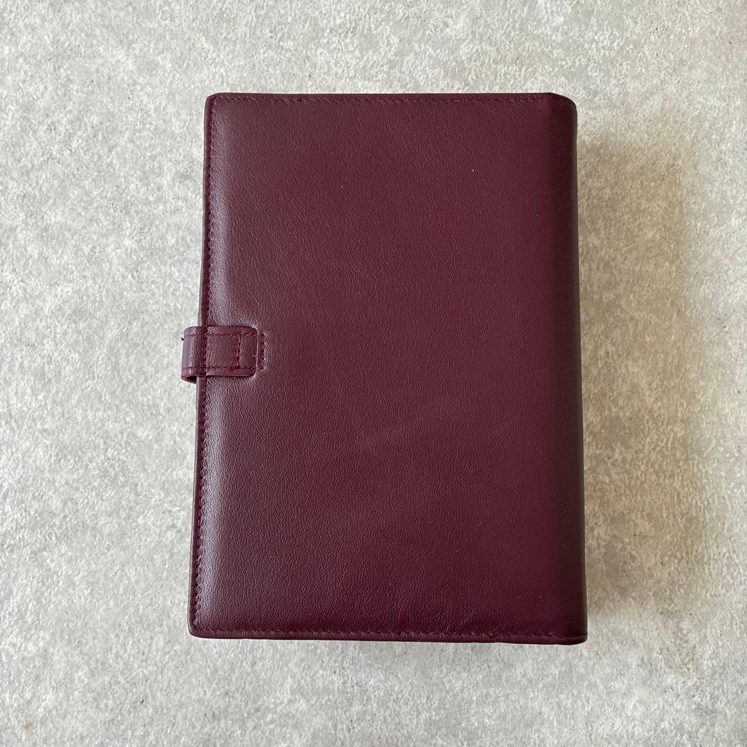 Filofax Vintage Leather Agenda Organizer Planner Cover 185×135mm Unused