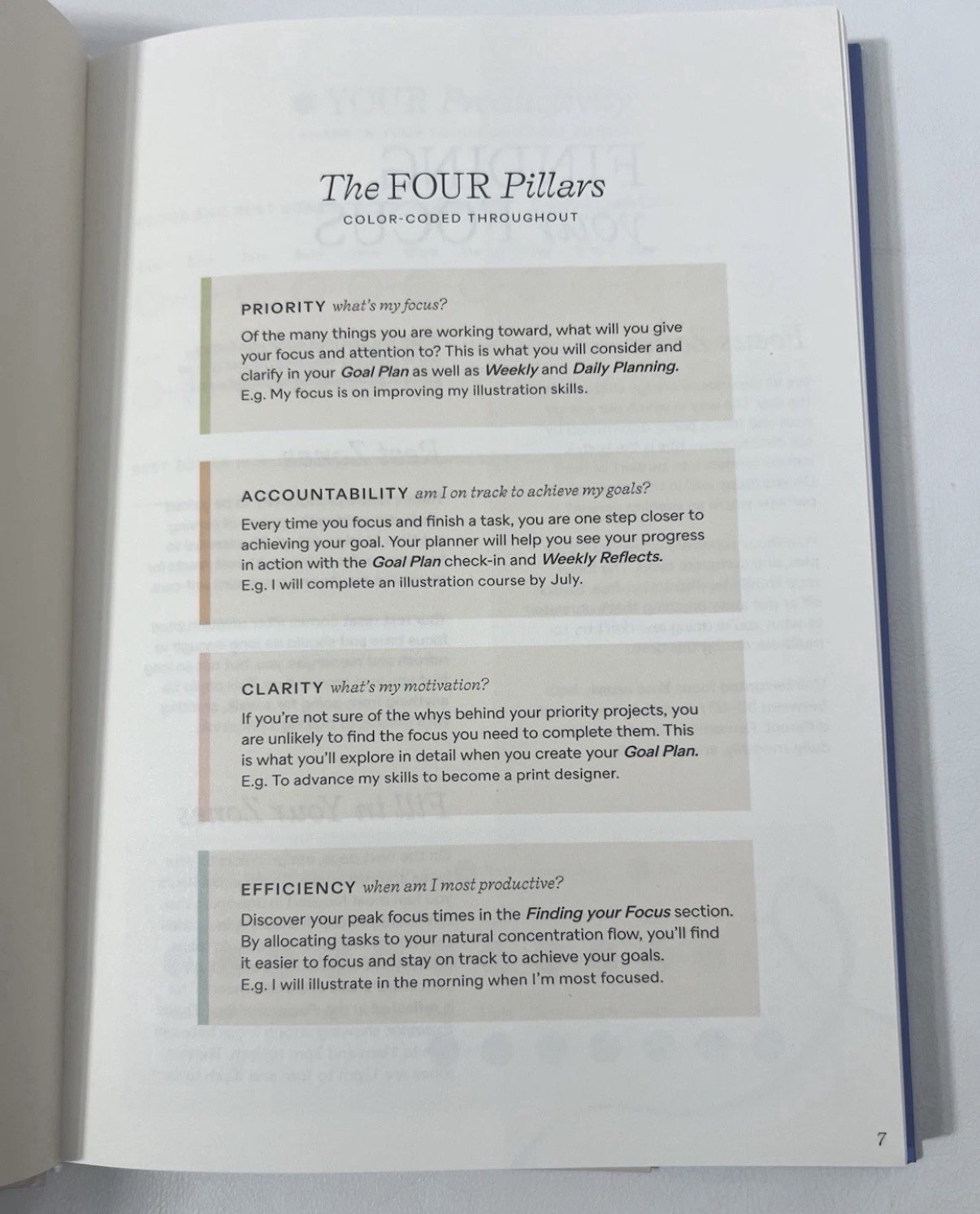 Papier Start Fresh Every Day Productivity Planner Hardcover 192 Pages Organizer￼