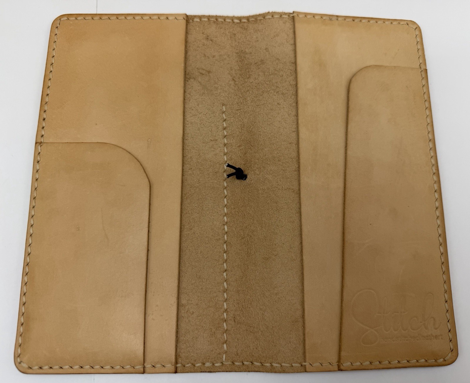 HandStitchedLeatherT B6 Slim Traveler’s Notebook Cover Natural Veg Tan Leather