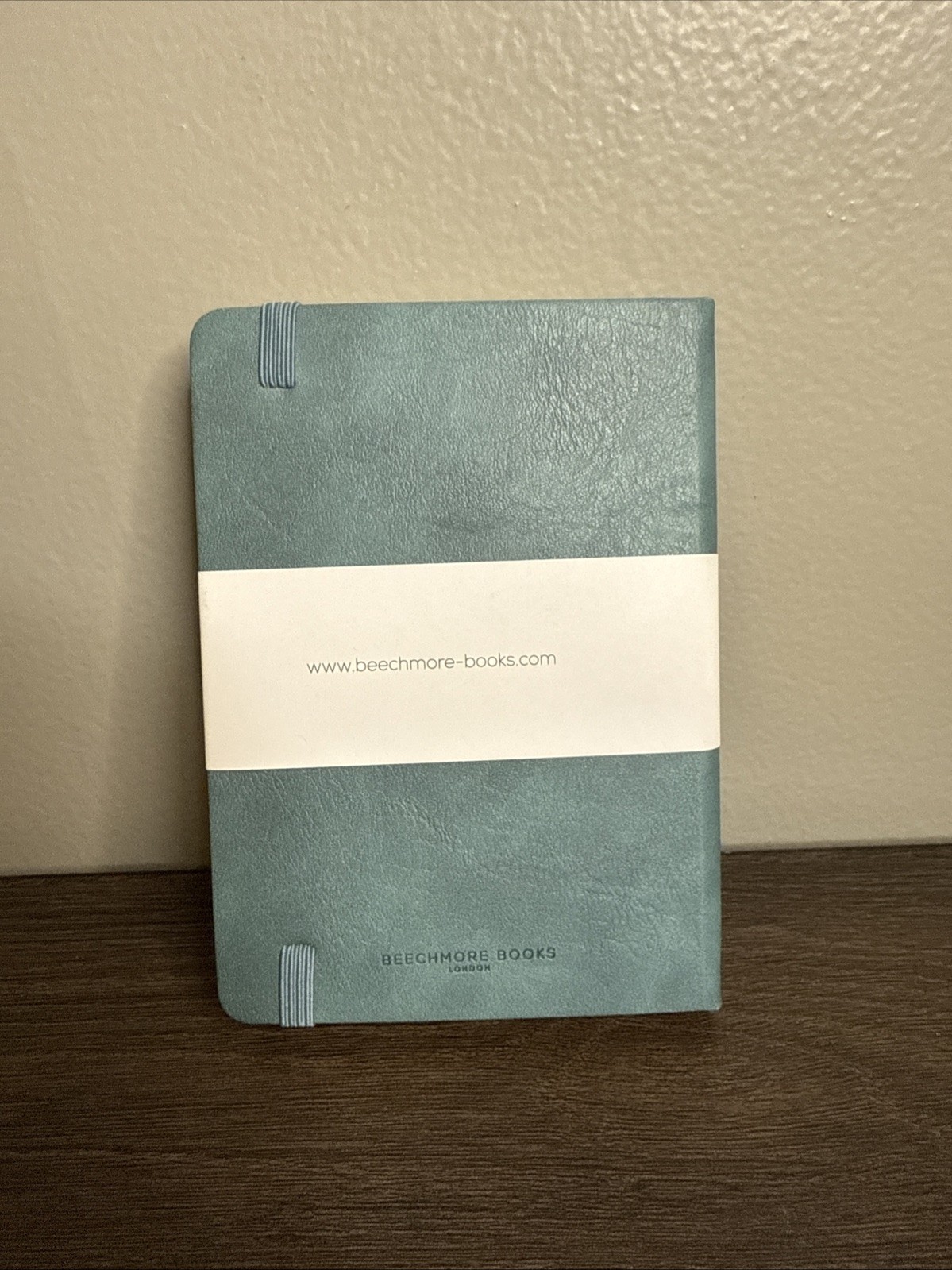 BEECHMORE BOOKS London Lined Ruled Pocket Notebook / Journal – Arctic Teal