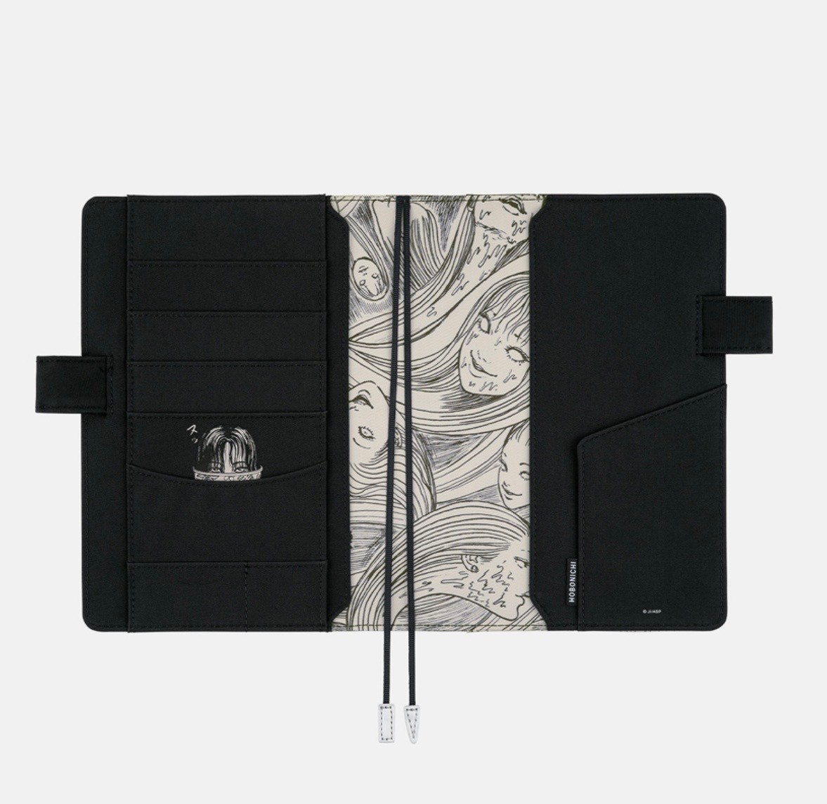 Junji Ito Tomie Hobonichi Techo Cover Set A6 Smirk & A5 Memory Rare Japan