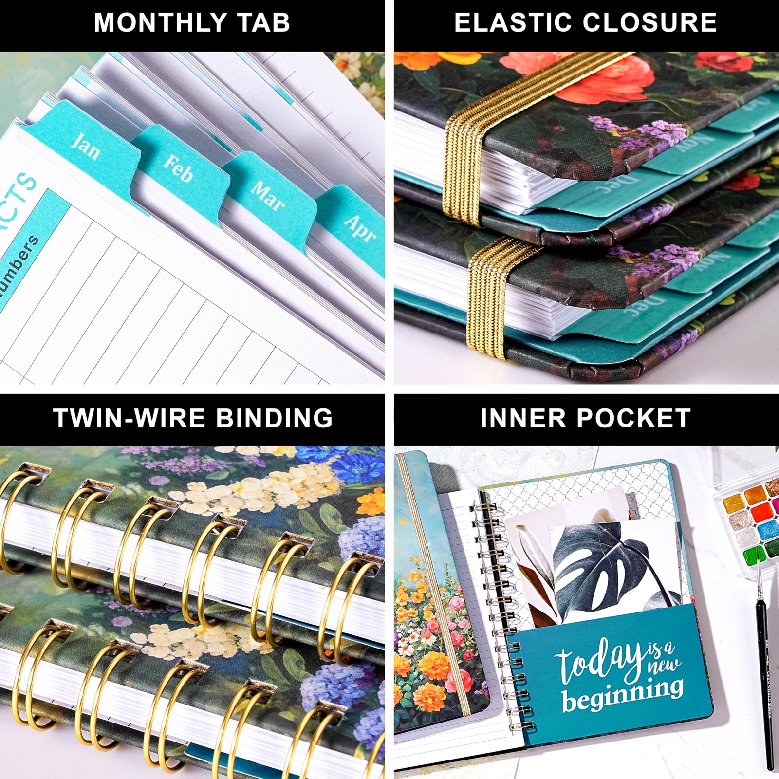 2026 Planner – Planner 2026, January – December Weekly Monthly 6.4 x 8.5, wi…