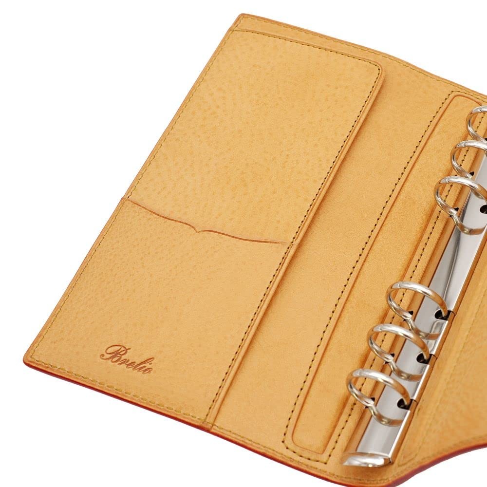 Brelio System Planner, Bible Size, Minerva Box Ring, 20mm Diameter, Belt Flap, N