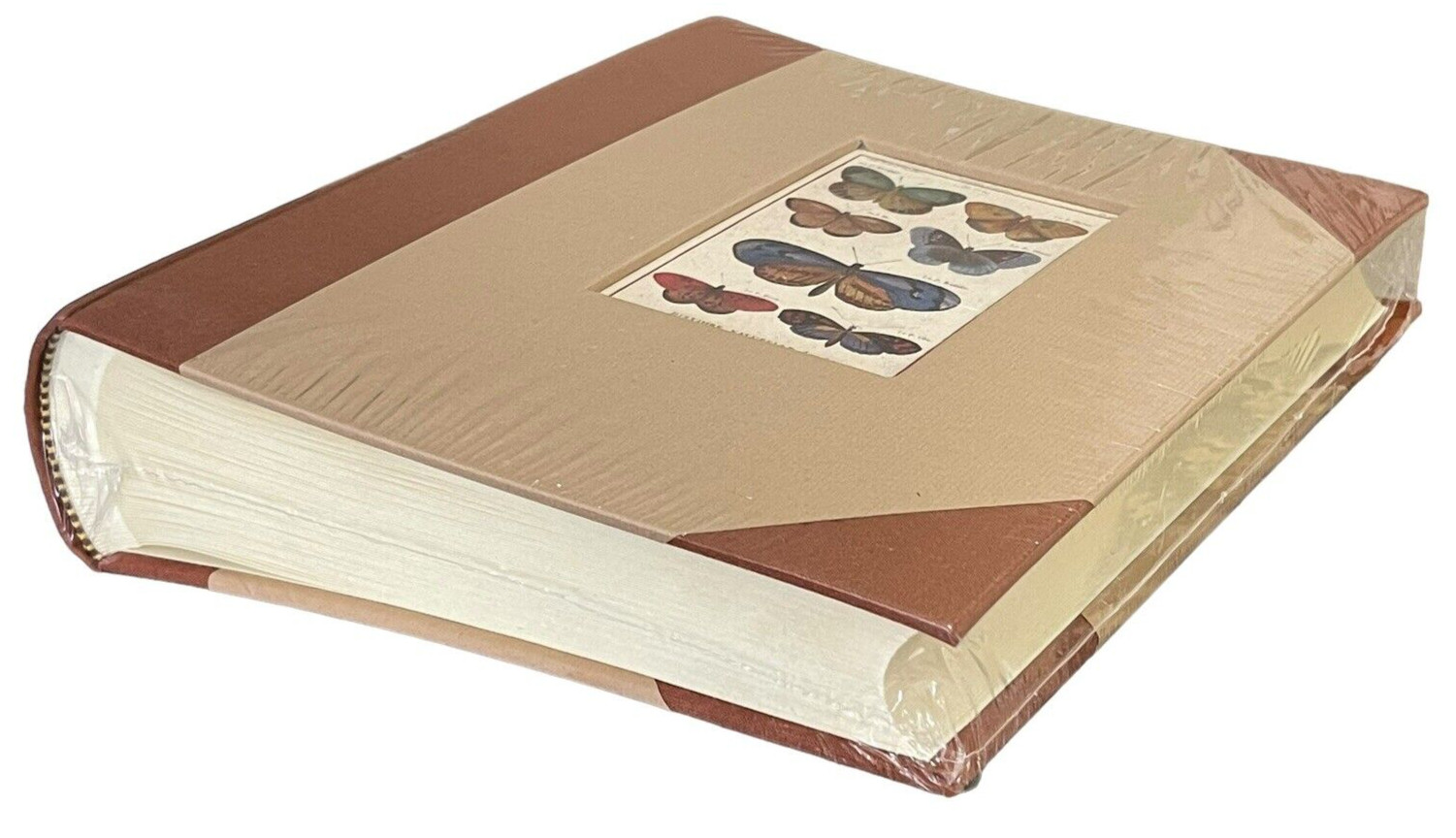New Cavallini & Co Butterfly Photo Album Hand-Bound, Acid-Free Paper 8×10 Italy