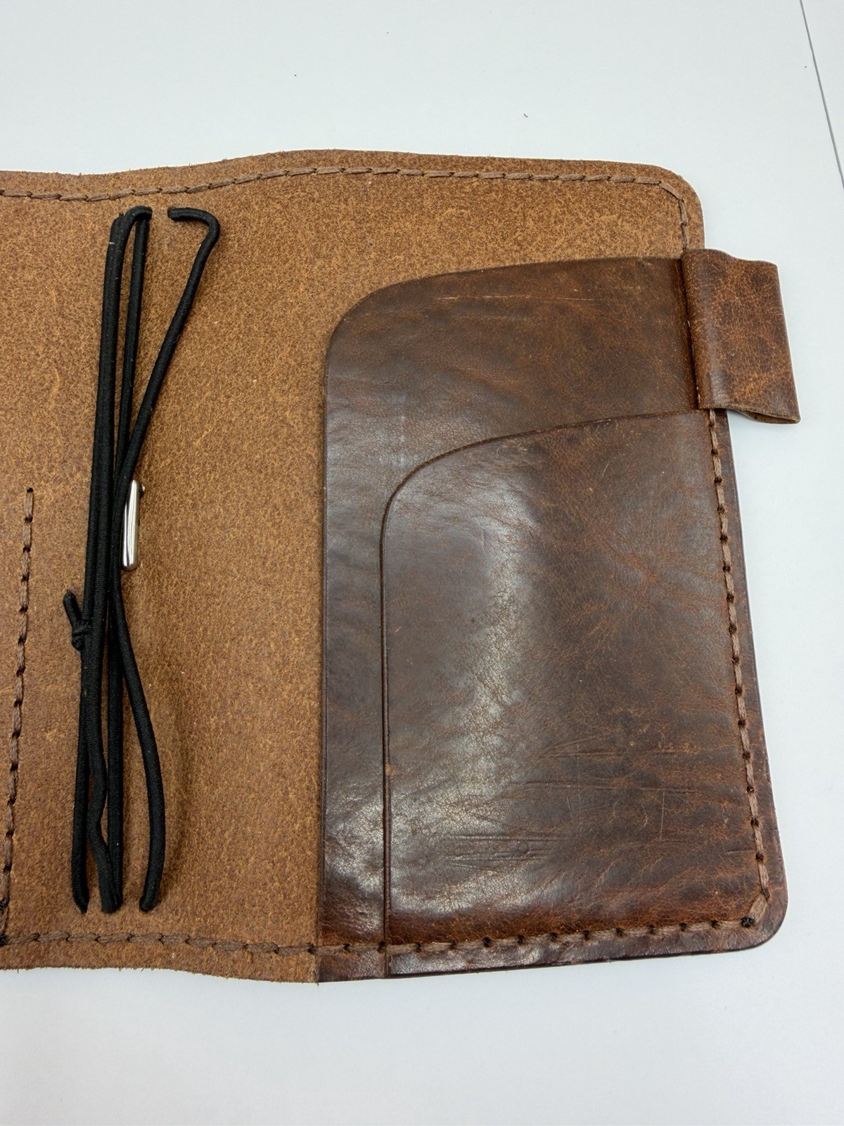 Planner Room Brown Leather Traveler’s Notebook Cover For 3.5 x 5 Pocket Size