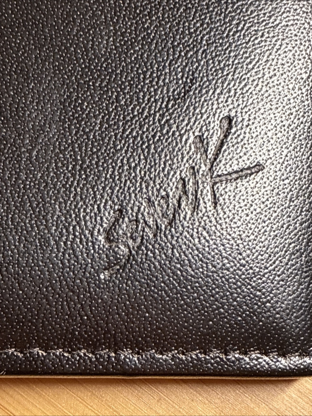 SevenKLeather Black Leather Folio Luxurious Leather Smells So Good! 12.5×10 in